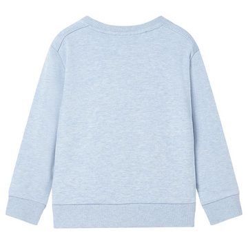 vidaXL Sweatshirt Kinder-Sweatshirt Hellblau Melange 116