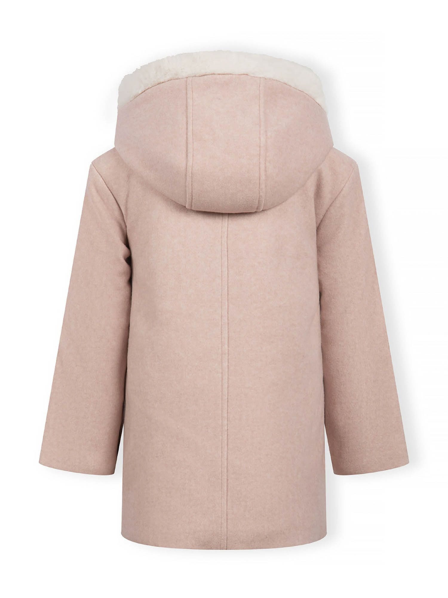 MINOTI Winterjacke Winterjacke mit Kapuze, Fellbesatz und aufgesetzten Taschen (9m-8y) kuschelig