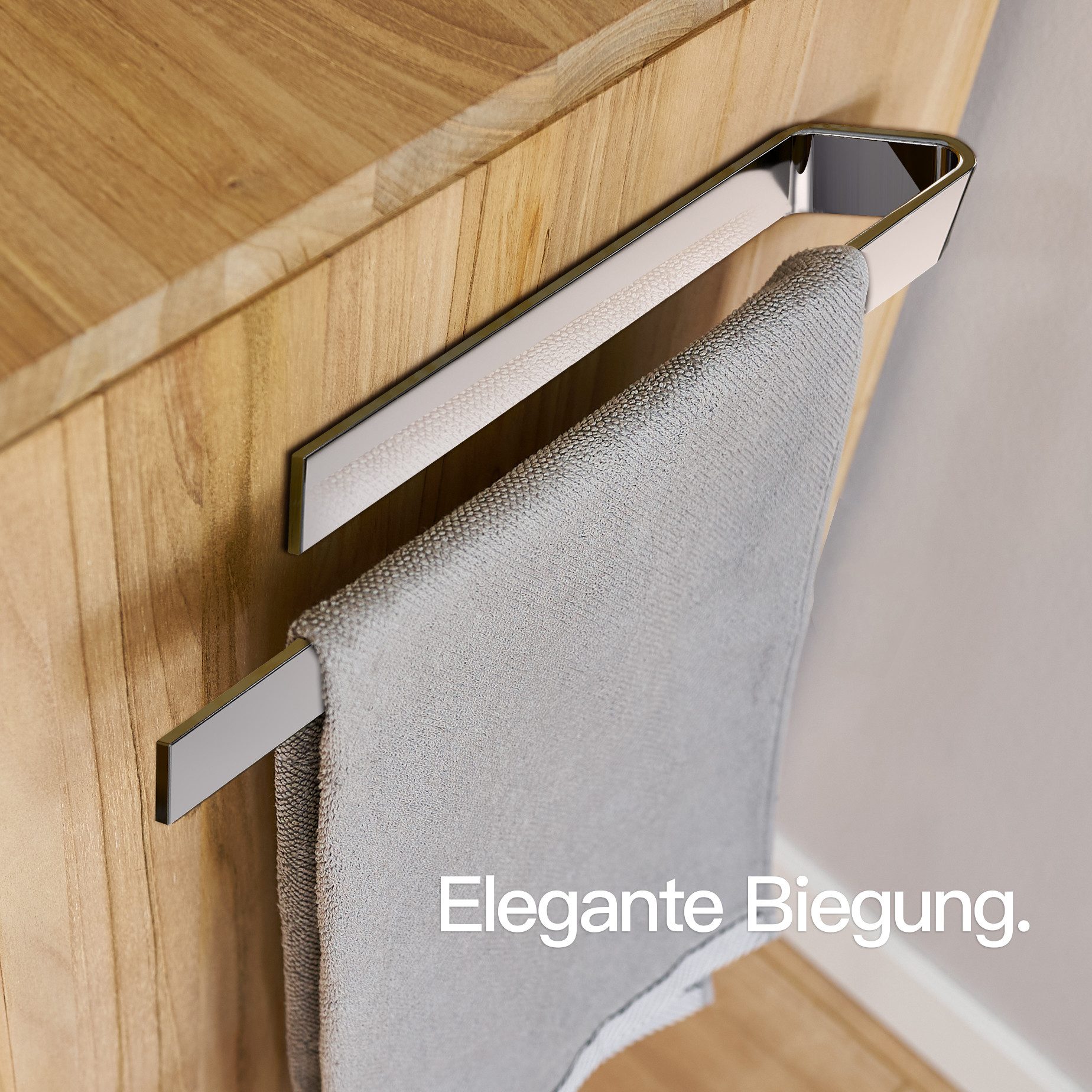 Designfabrik Hamburg Handtuchhalter ohne Bohren, Handtuchstange zum Kleben, günstig online kaufen