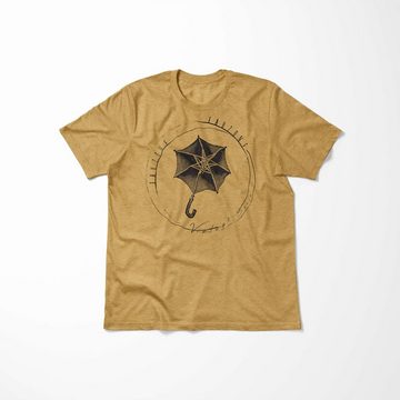 Sinus Art T-Shirt Vintage Herren T-Shirt Regenschirm