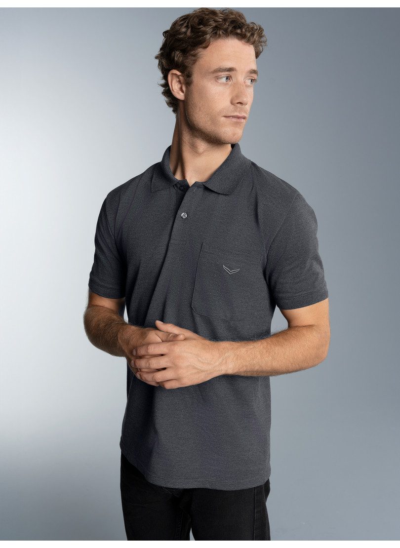 Trigema Poloshirt TRIGEMA Polohemd mit Brusttasche günstig online kaufen