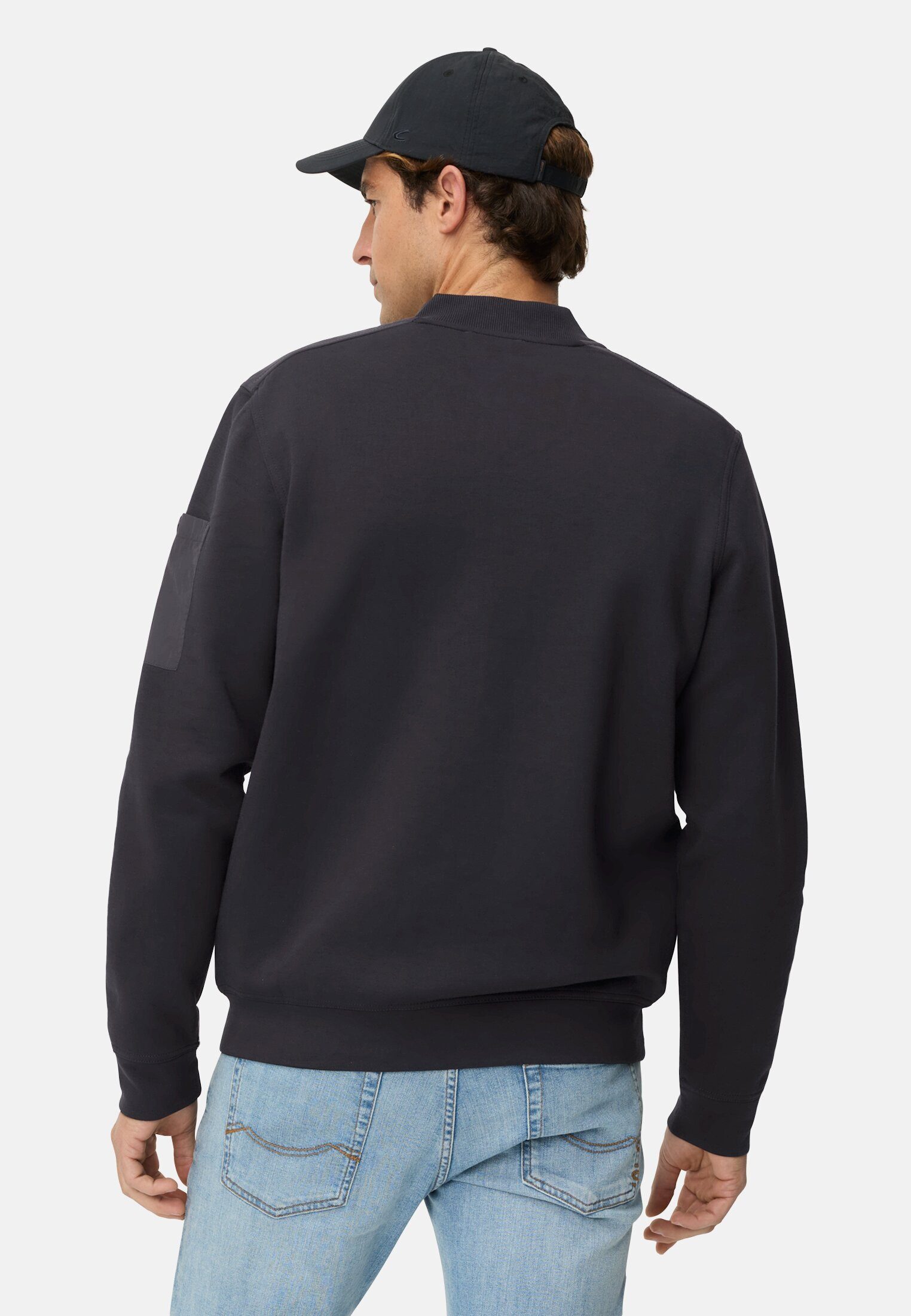 camel active Sweatjacke Sweatjacke mit Reißverschluss Langarm