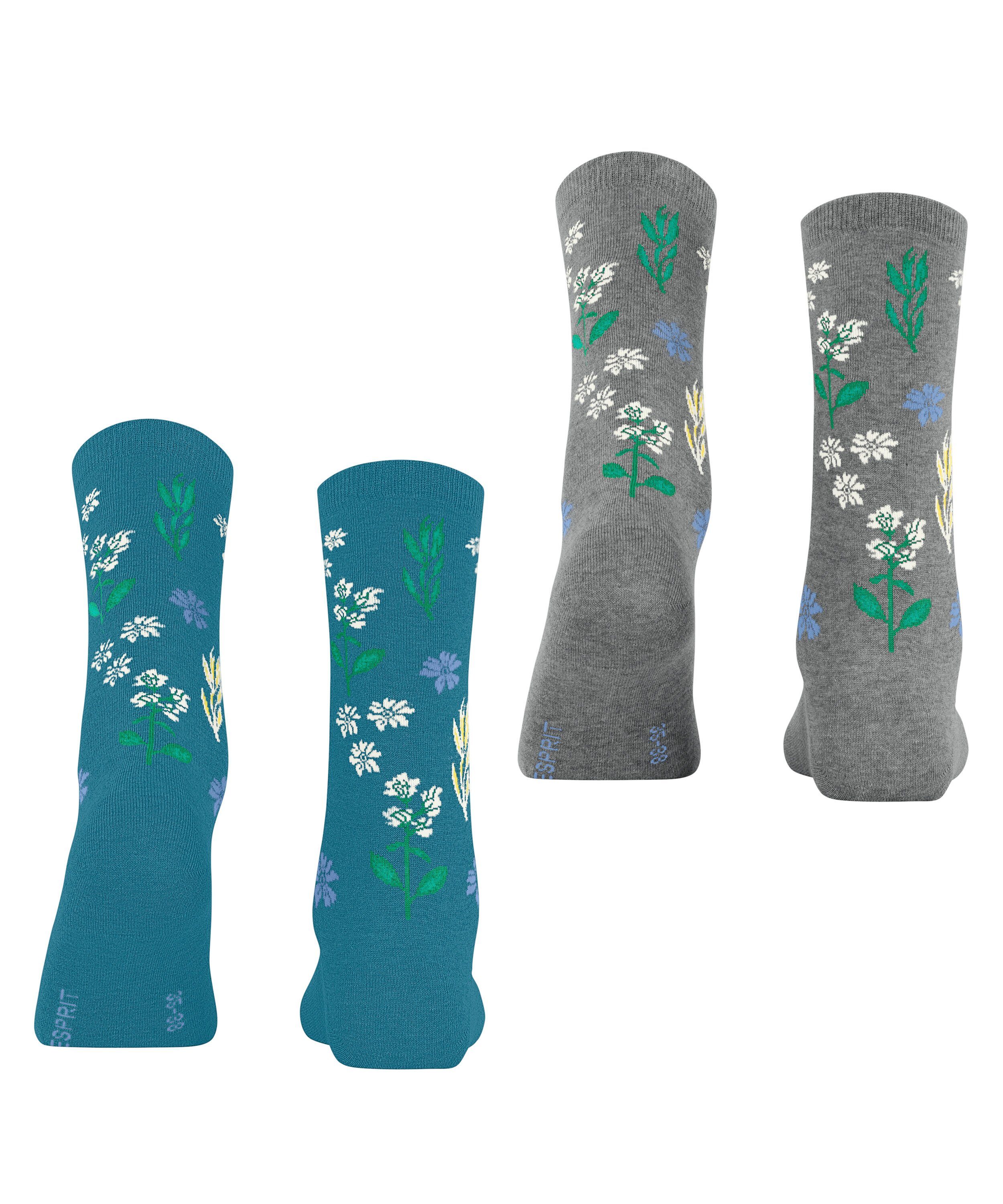 Esprit Flower 2-Pack (2-Paar) Socken (0030) Winter sortiment
