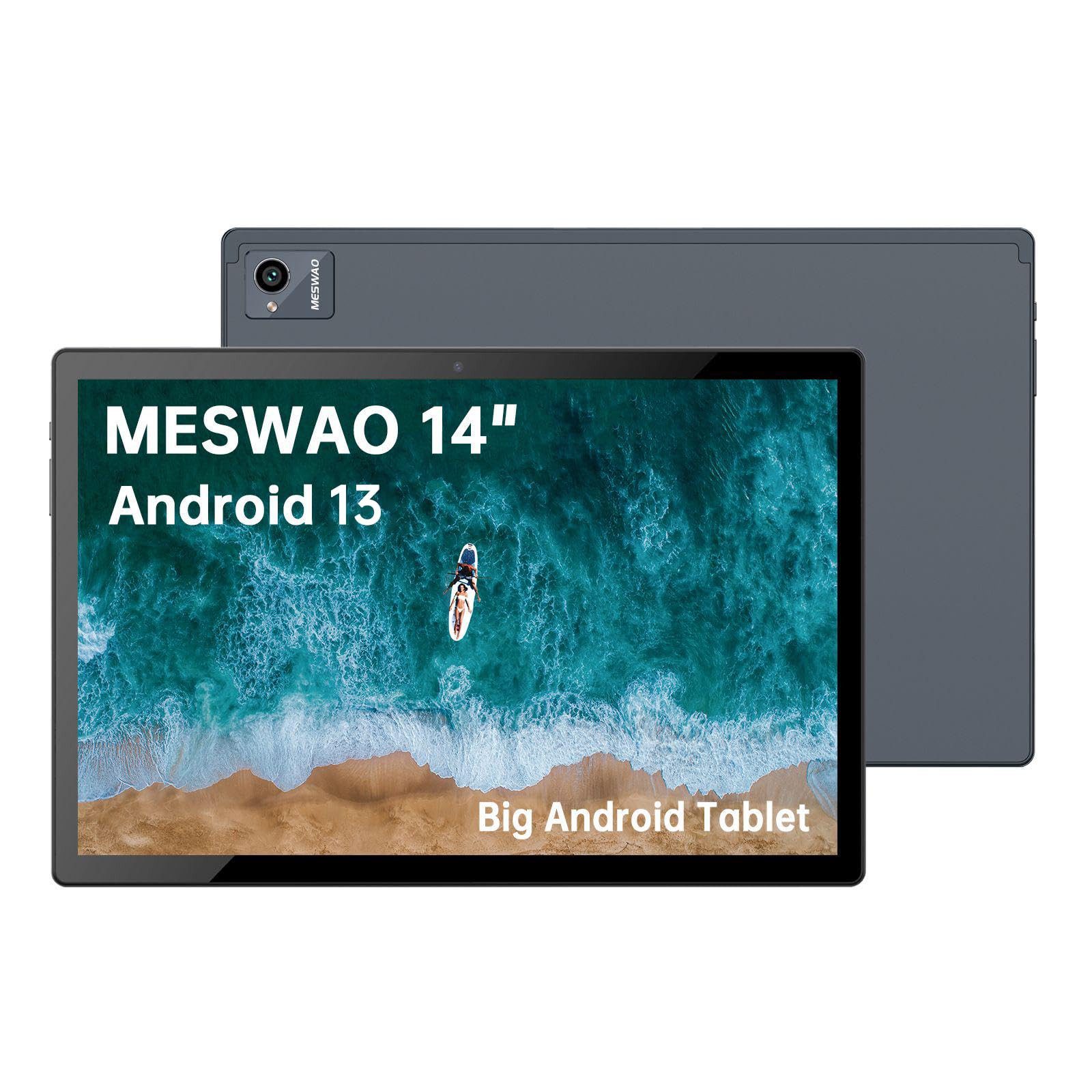 MESWAO MESWAO 14" Android 13 Tablet 12+128GB (1TB), FHD, 10000mAh Tablet (14", Android 13)