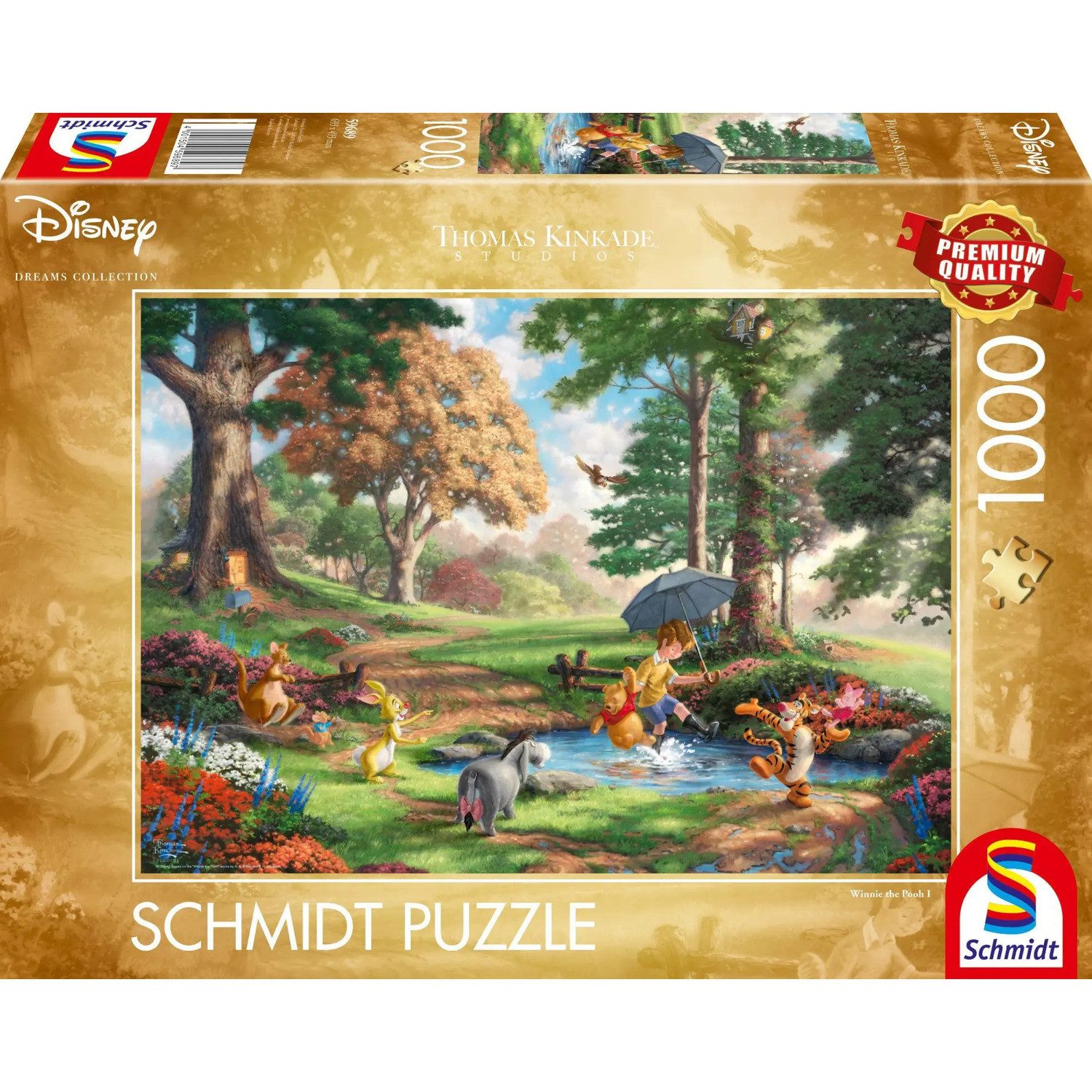 Schmidt Spiele Puzzle Disney, Winnie The Pooh Puzzle 1.000 Teile, 1000 Puzzleteile