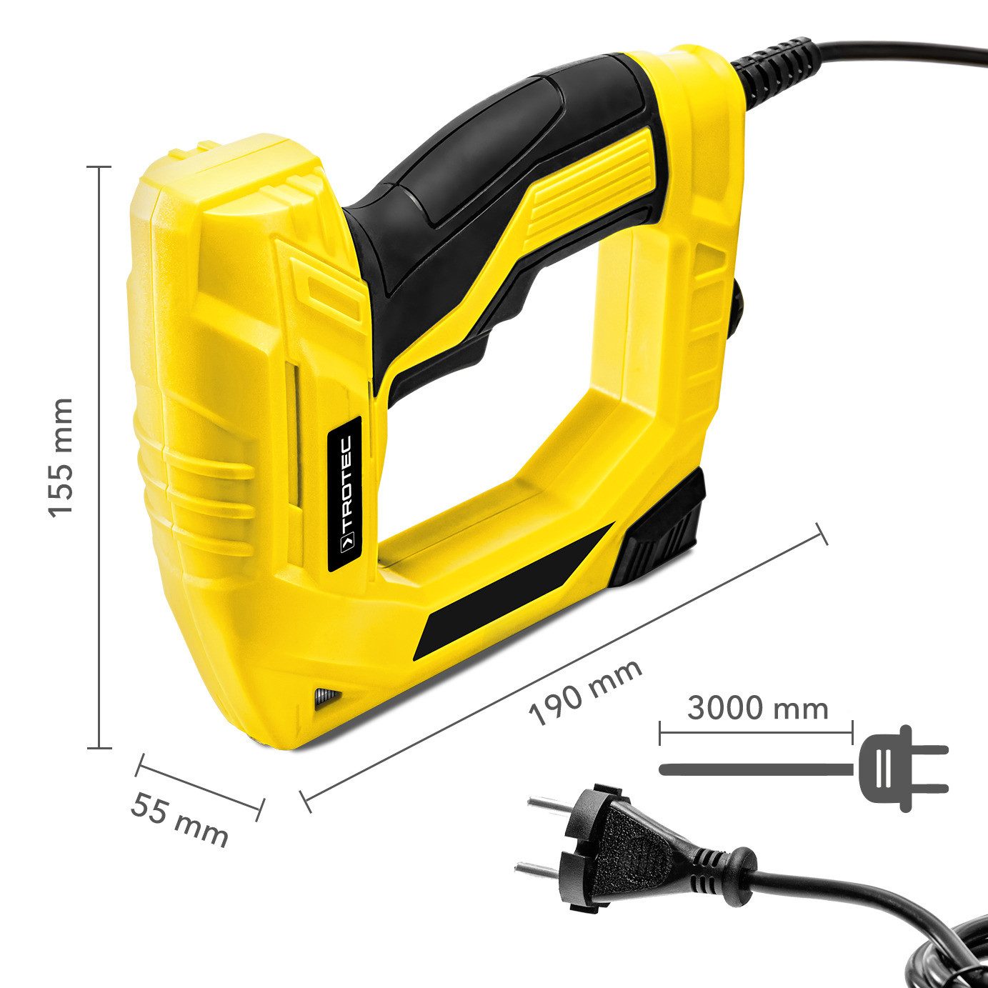 TROTEC Elektro-Tacker PTNS 11-230V, Kraftvoller 45-W-Motor günstig online kaufen