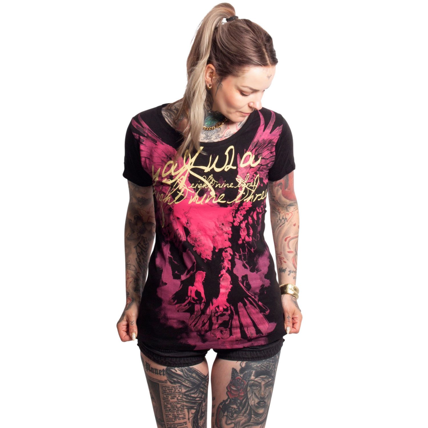 YAKUZA Rundhalsshirt Eagle günstig online kaufen