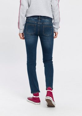 Arizona 7/8-Jeans mit Keileinsätzen Low Waist