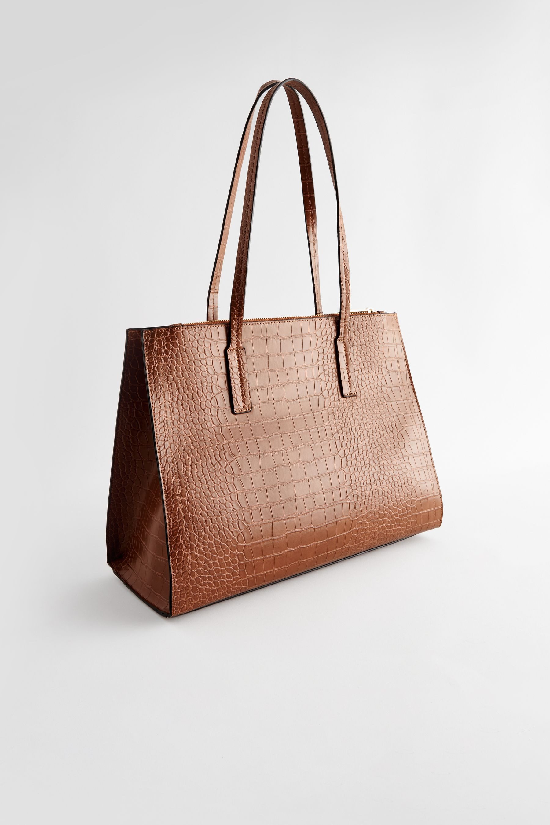Next Shopper Formelle Tragetasche in Kroko-Optik günstig online kaufen
