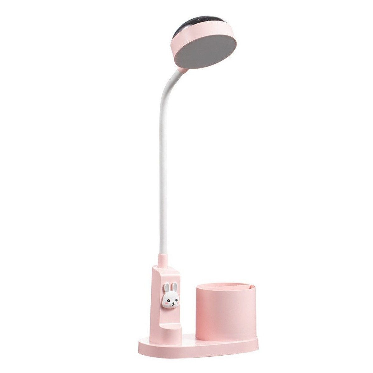 Ophy LED Schreibtischlampe 2-in-1 LED Schreibtischlampe mit Stifthalter – dimmbar, Farbwechsel, verstellbar, mit Projektion – mehrere Helligkeiten