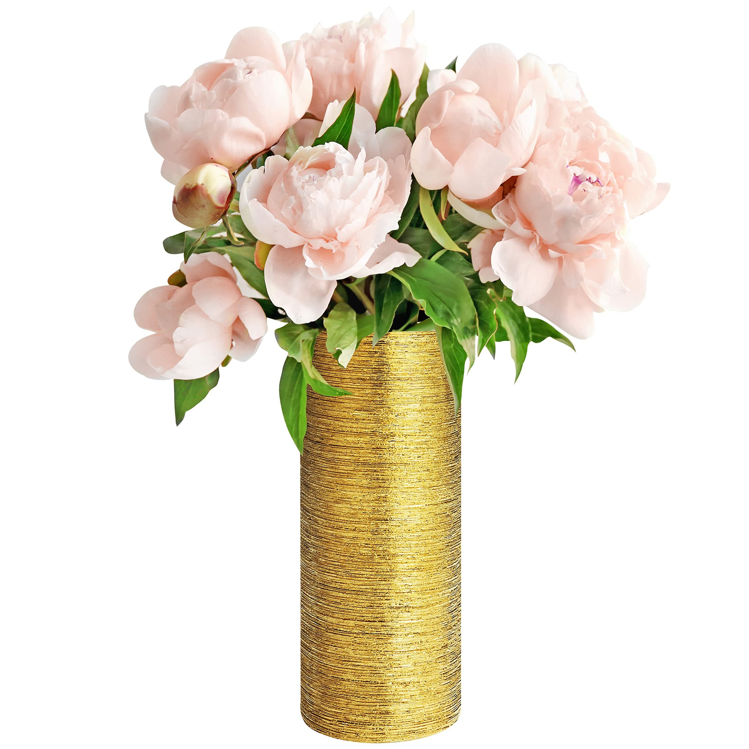 Belle Vous Dekovase Golden engraved vase günstig online kaufen