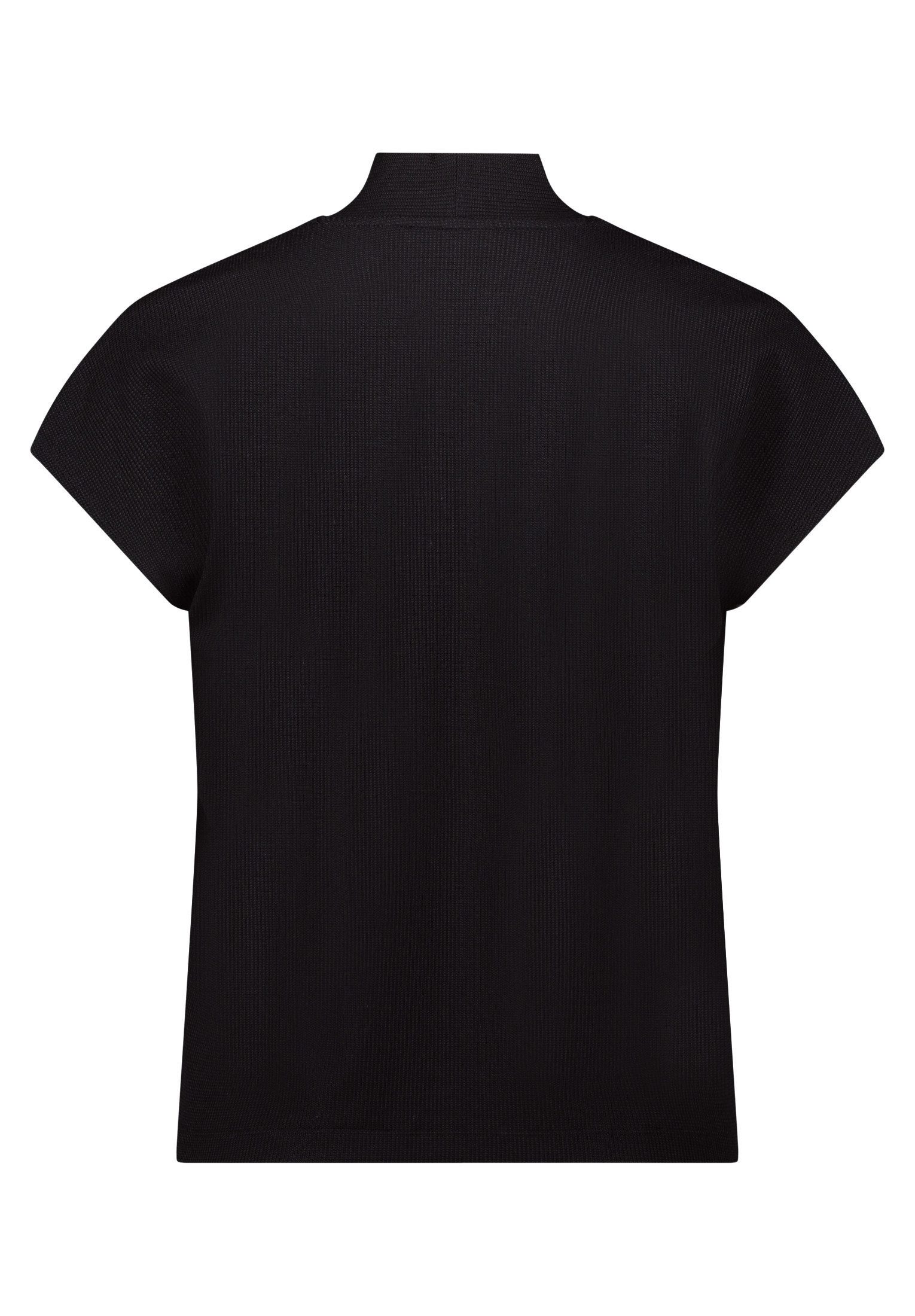 Betty&Co Kurzarmshirt Damen mit V-Ausschnitt (1-tlg) Struktur