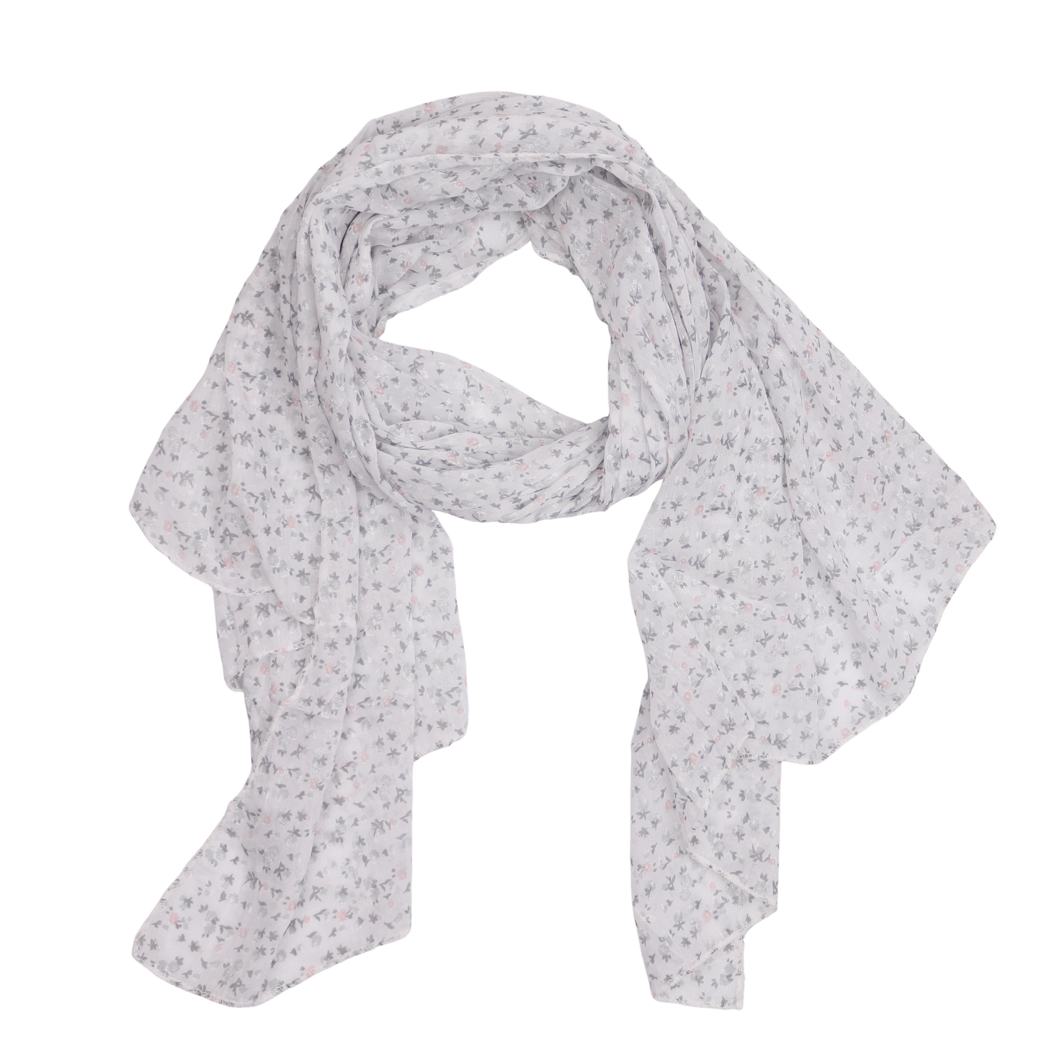 MIRROSI Modeschal Asymmetrischer Schal, Made in Italy 20% Seide 80% Baumwolle, (Ca.170x77cm; leicht und bequem), Damen Halstuch ideal für Frühling, Sommer und Herbst