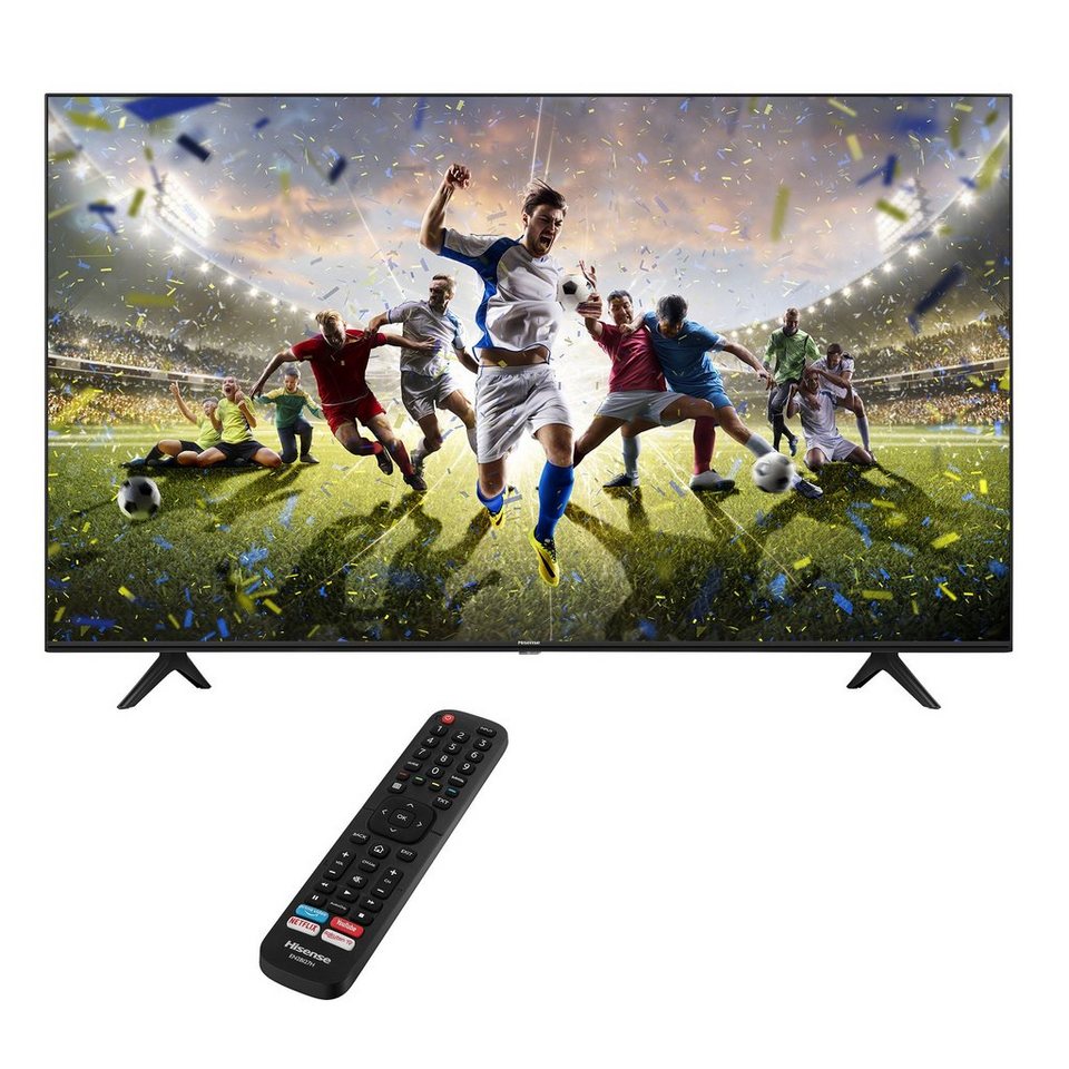 Hisense 55A7100F LCD-LED Fernseher (139,00 cm/55 Zoll, 4K Ultra HD, VIDAA  U3.0, 4K Ultra HD, UHD AI Upscaler, HDR Technologie, VIDAA U)