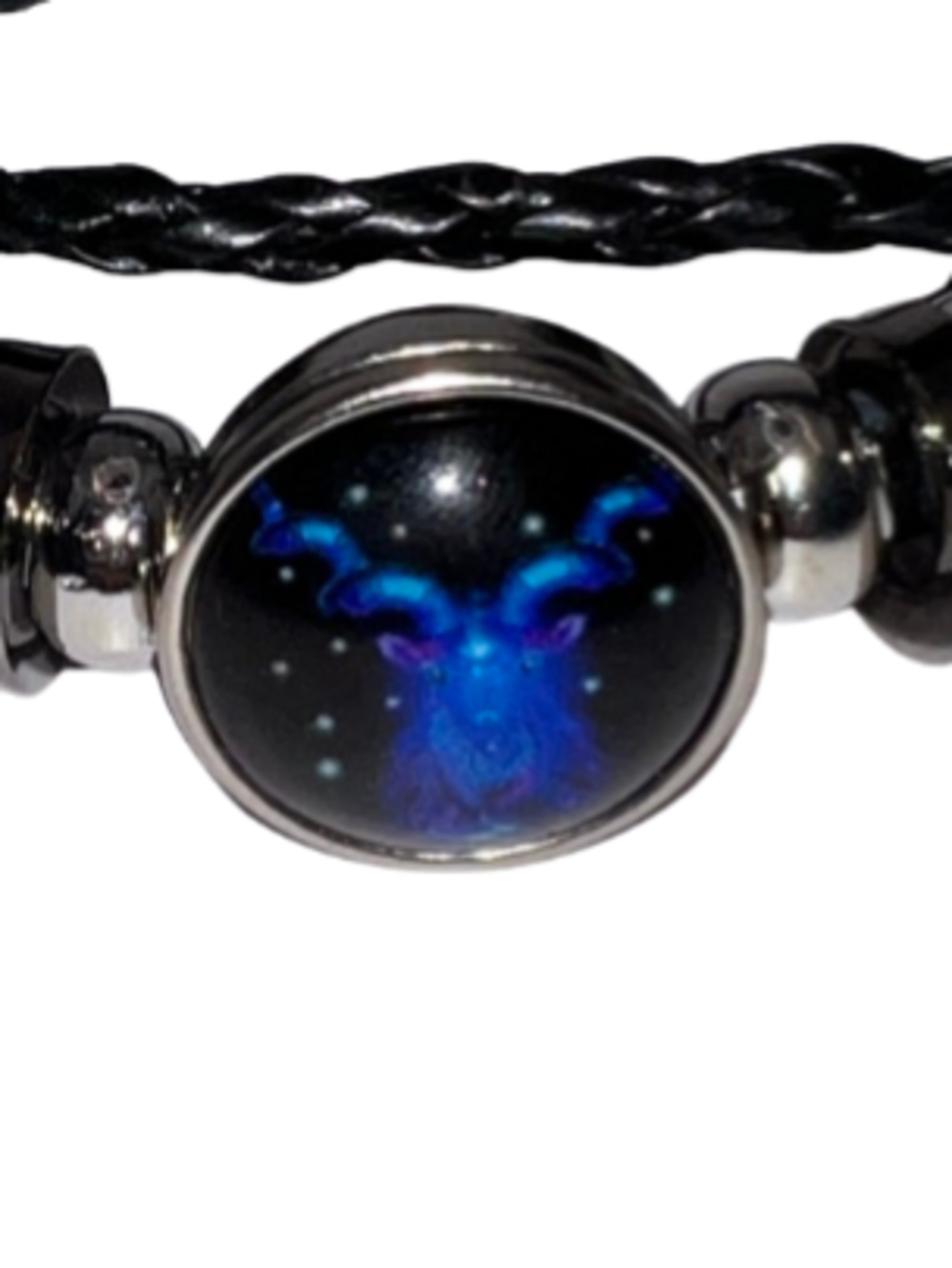 Glas Gravur 3D Gravur Sternzeichen Armband mit Steinbock Stelby mit im Armband