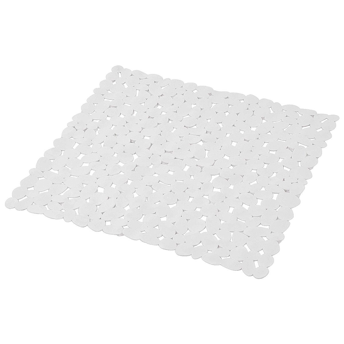 Sanixa Duscheinlage Duscheinlage Anti-Rutsch Matte Petrol oder Weiß Dusch-Matte Duschmatte, 52 x 52 cm, Antirutschmatte Dusche Badezimmer, Duschwannenmatte rutschfest Saugnäpfe