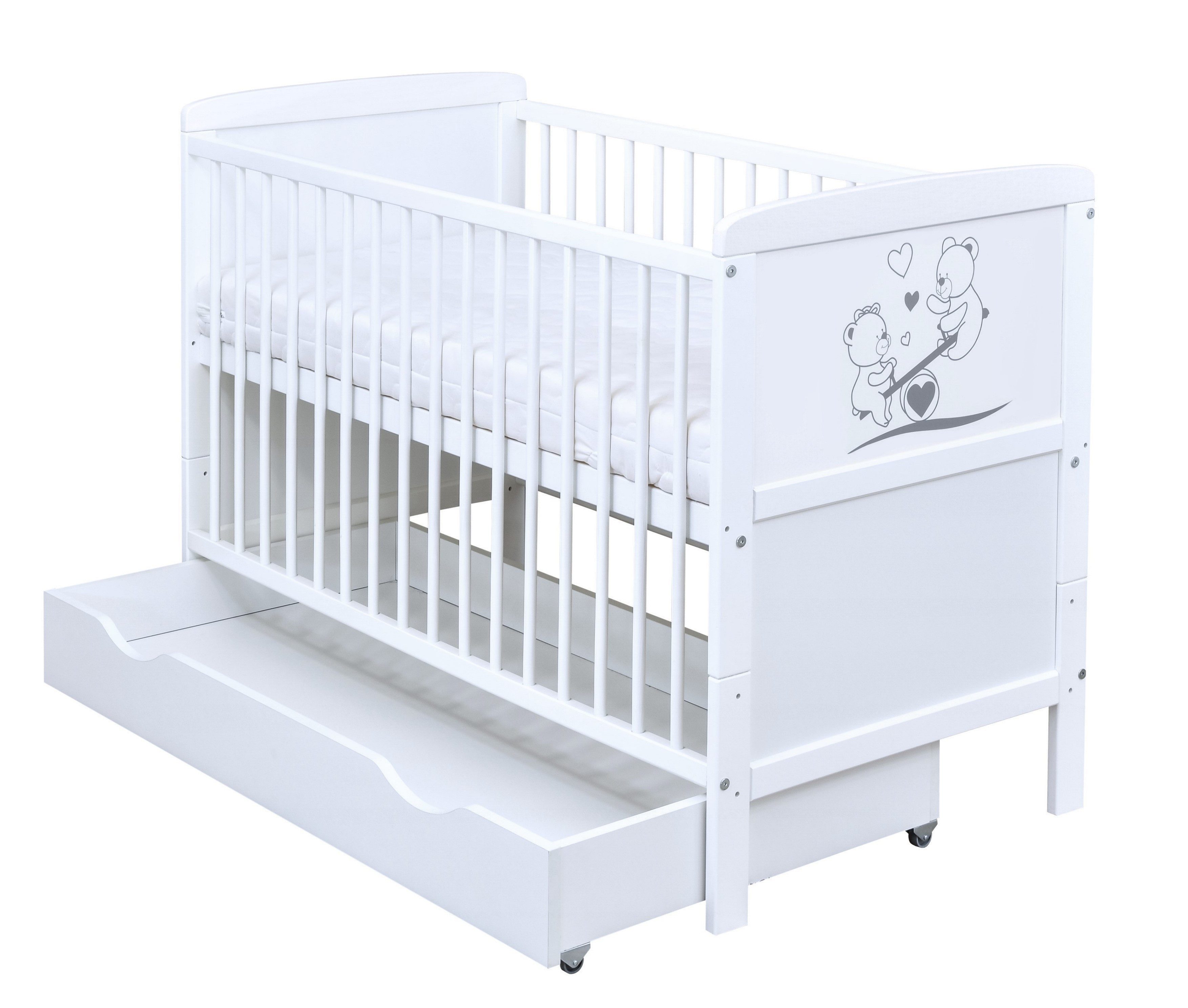 Baby-Delux Babybett Luna Teddy Wippe, Kinderbett günstig online kaufen