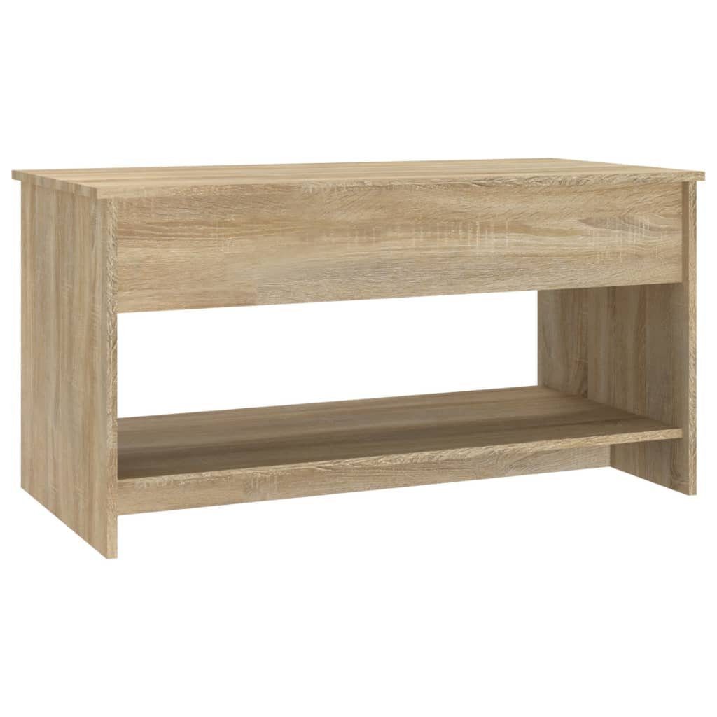 Couchtisch (1-St) Sonoma Holzwerkstoff 102x50x52,5 | Sonoma Sonoma-Eiche Couchtisch Eiche vidaXL cm Eiche