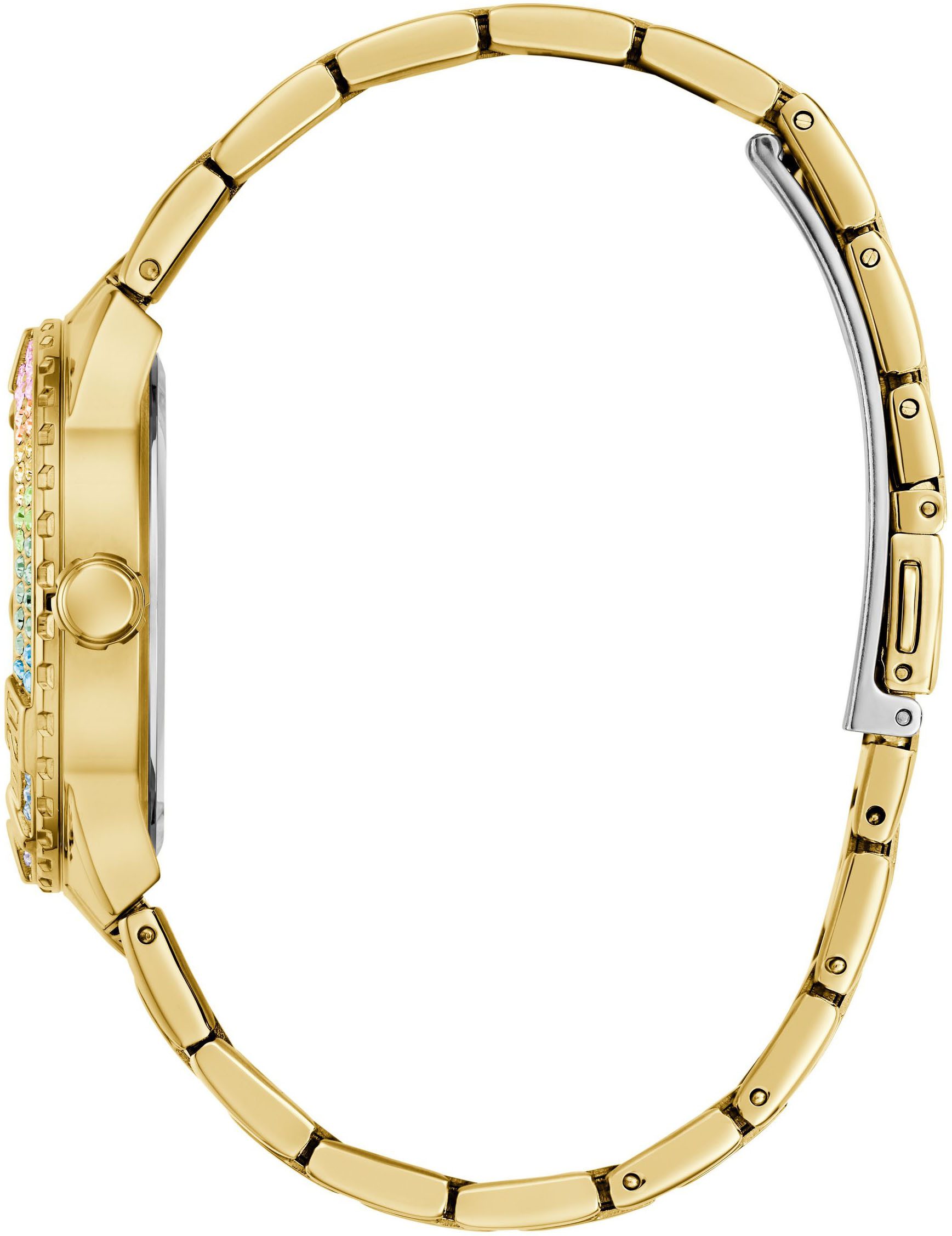 Guess Quarzuhr SANGRIA GW0882L2, Armbanduhr, Damenuhr, Edelstahlarmband