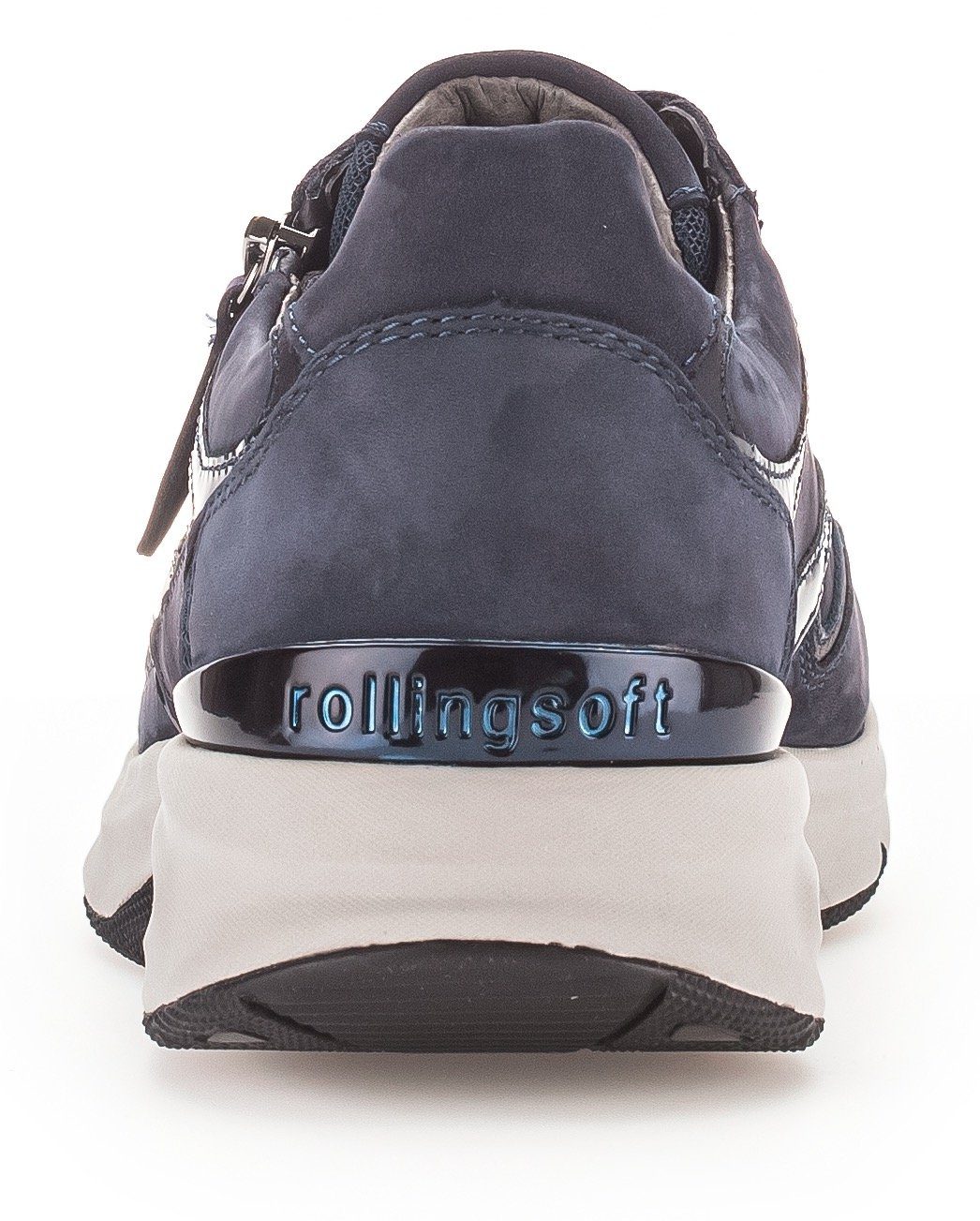praktischem Außenreißverschluss mit Rollingsoft blau Gabor Keilsneaker
