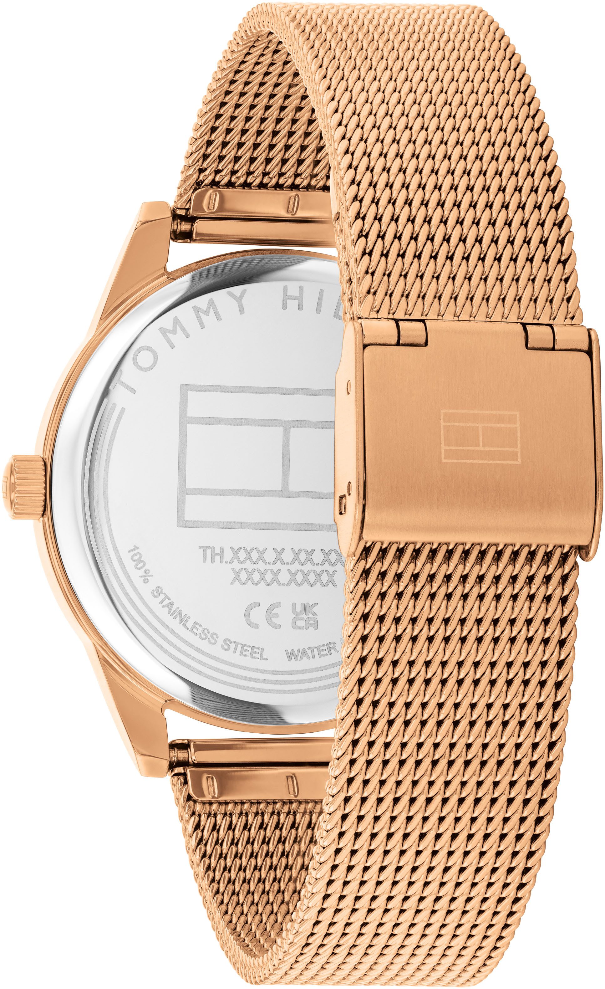 Tommy Hilfiger Multifunktionsuhr CAMILLE 1782770, Quarzuhr, Armbanduhr, Damenuhr, Edelstahlarmband, analog