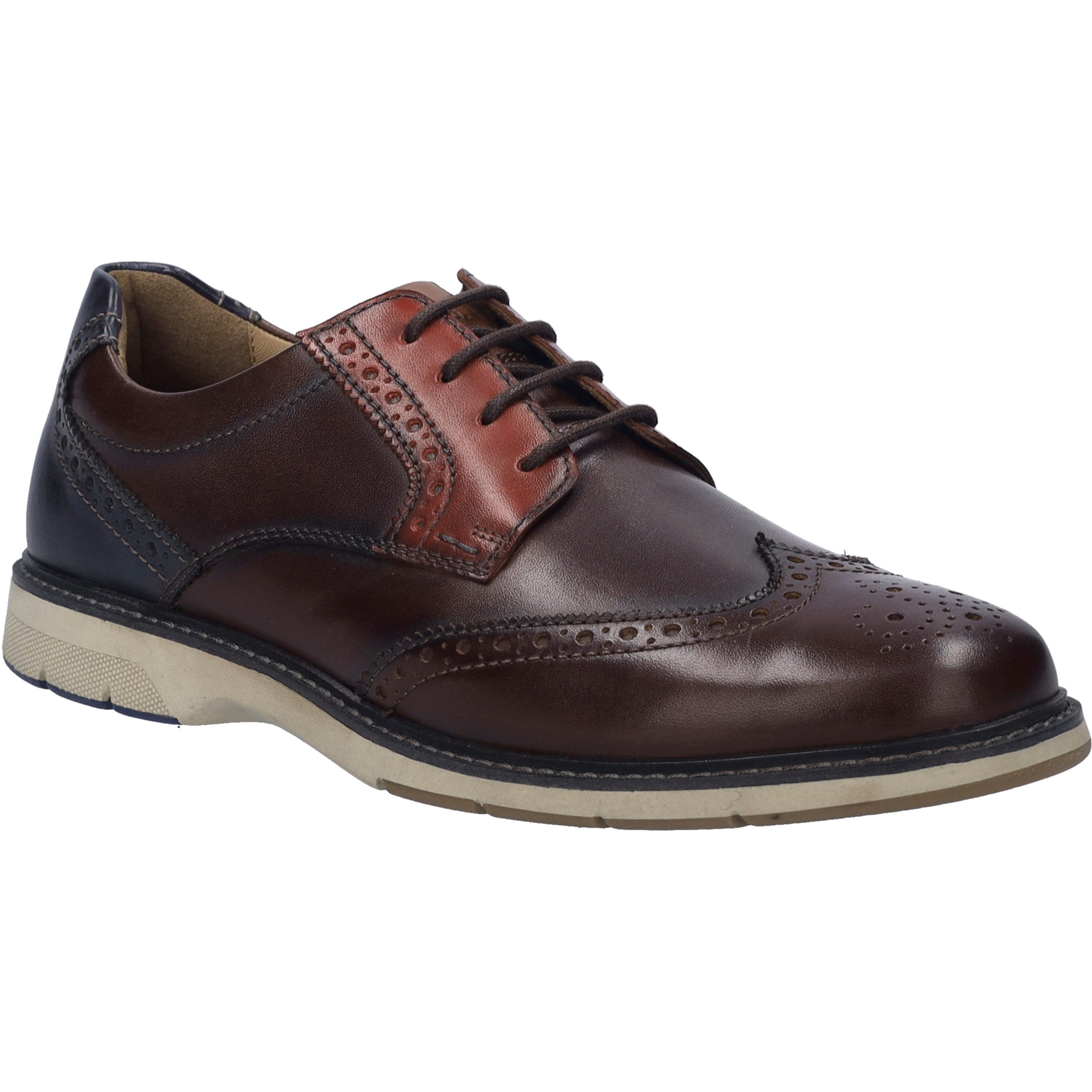 Josef Seibel Stuart 07, braun Schnürschuh