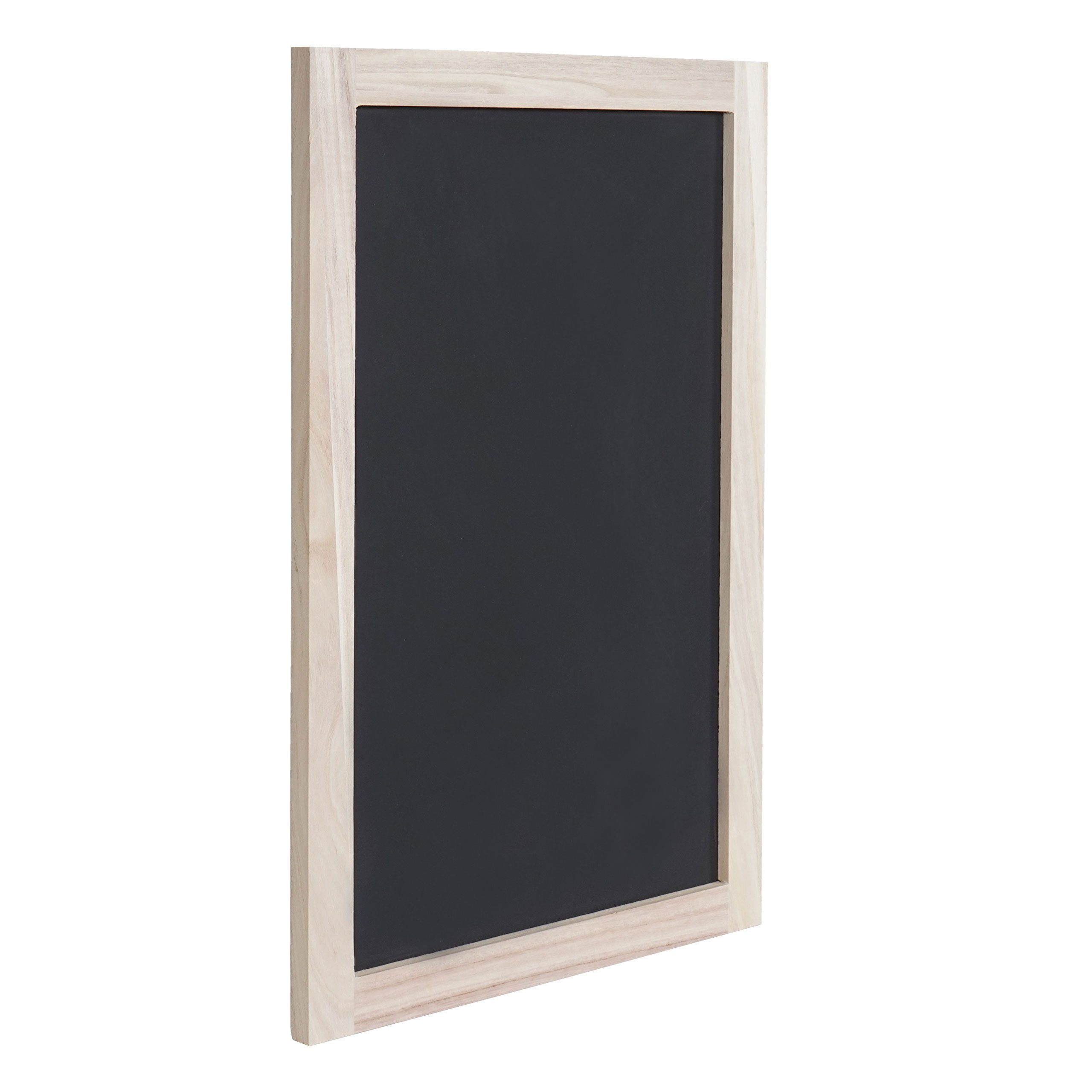 PROREGAL® Wandtafel Wandtafel 60x40x2cm Kreidetafel Schreibtafel Schiefertafel Dekotafel