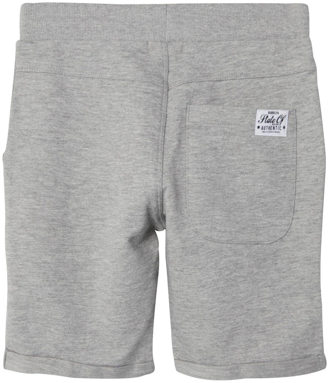 Name It Sweatshorts F grey SHORTS SWE melange UNB LONG NOOS NKMVERMO