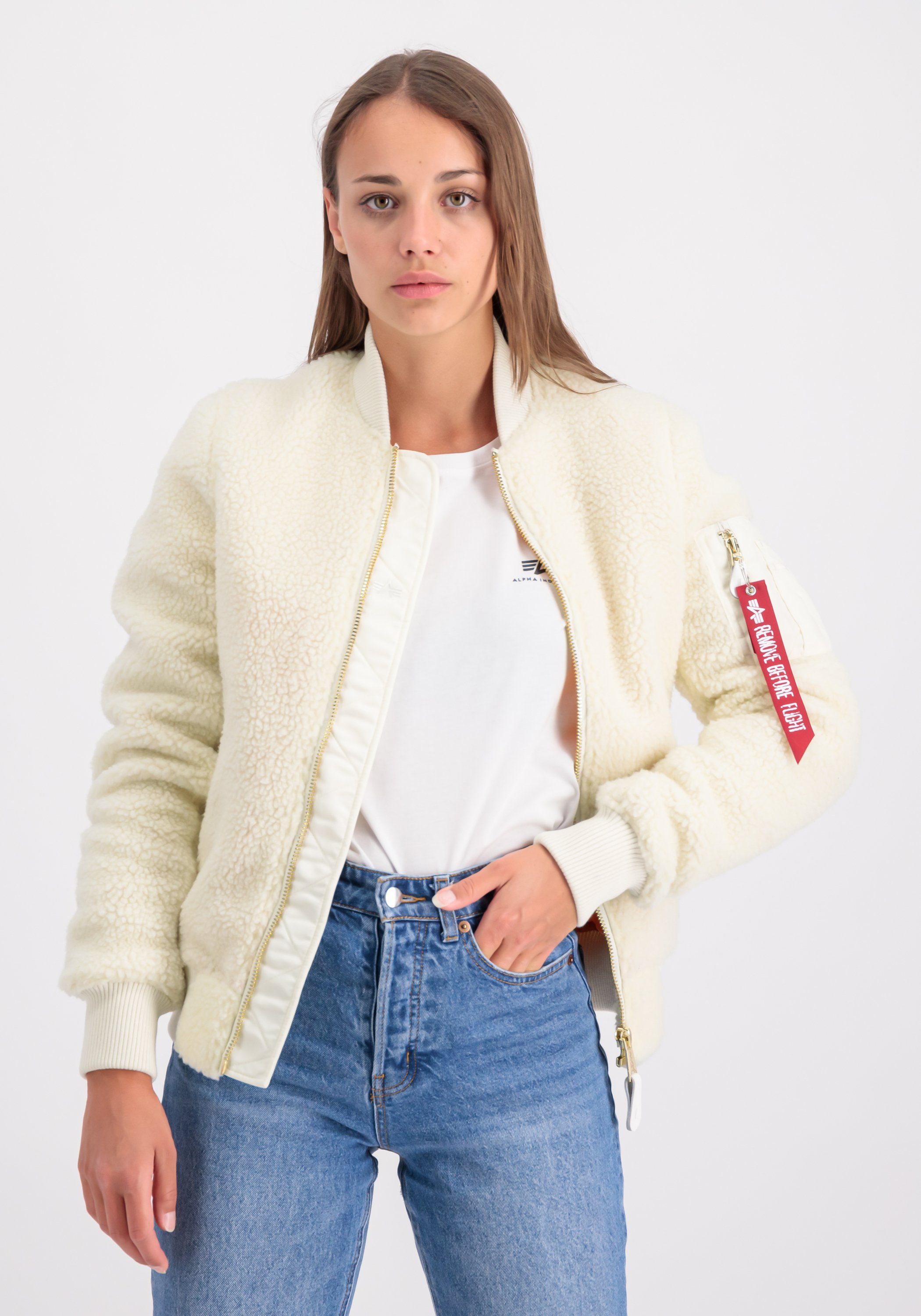 Alpha Industries Bomberjacke Alpha Industries Women - Bomber Jackets MA-1 VF Teddy Women