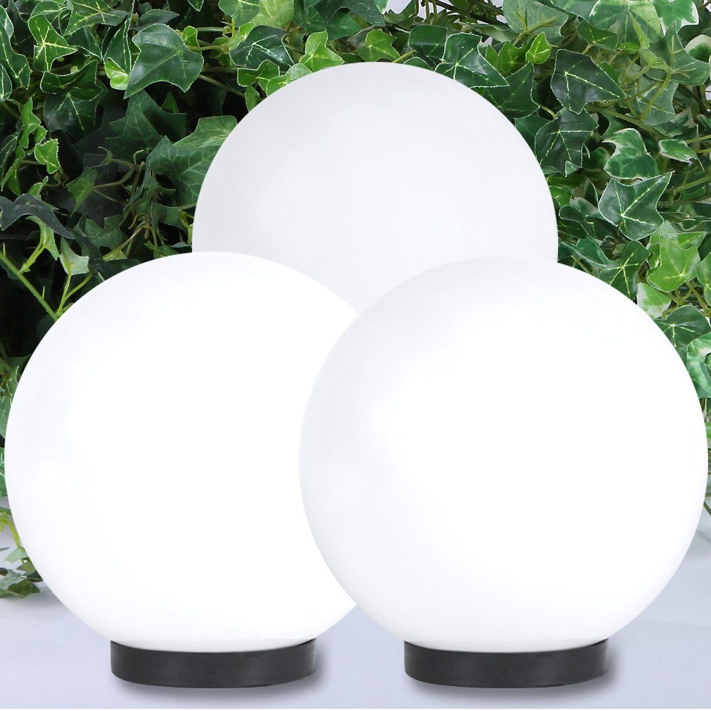 Home4Living Kugelleuchte Kugellampe Ø 30 cm 3er Set weiß E27 inkl.3m Anschlußkabel, ohne Leuchtmittel, Dekorativ