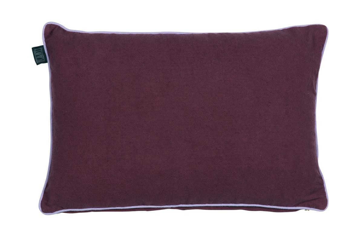 KAAT Amsterdam Dekokissen Dekokissen Lively Dark Red 40x60 rot, Dekokissen Couch kissen Sofa Kissen