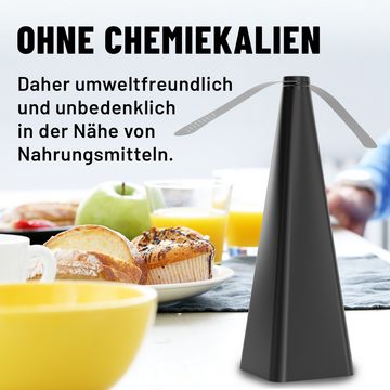 greate. Fliegenwedler 1x Fliegenwedler mit Batterie - Fliegen Vertreibung, für den Tisch, 1-tlg.