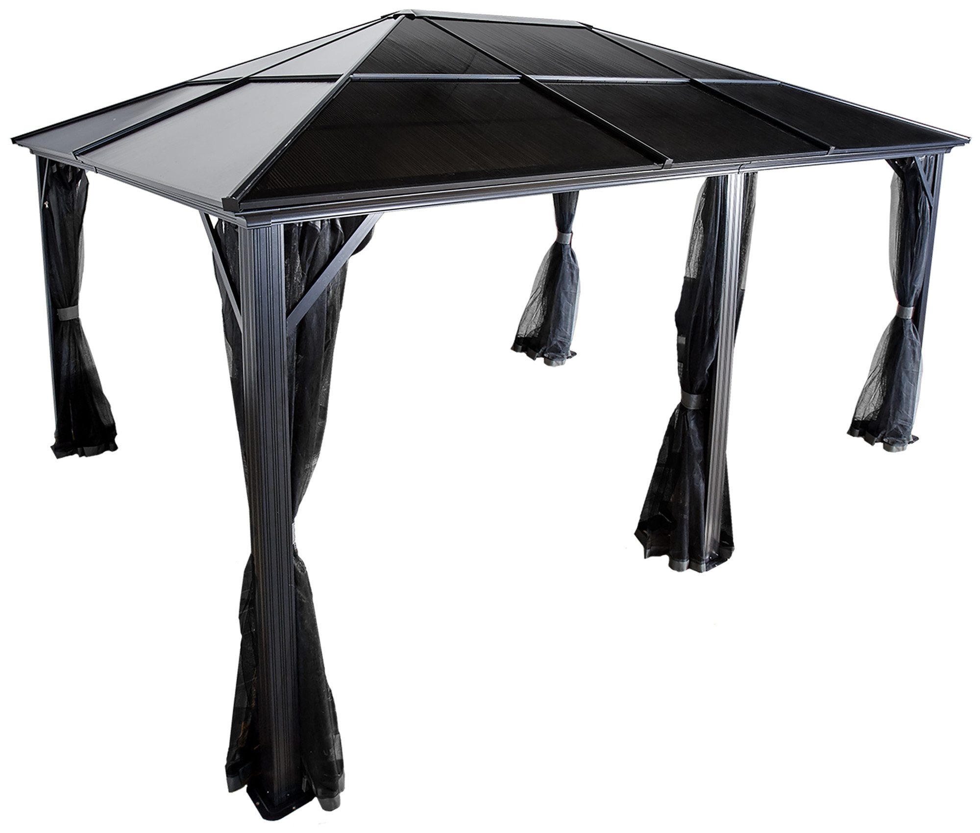 Sojag Pavillon Gazebo Meridien, (Set), BxT: 365x485 cm, mit Moskitonetzen