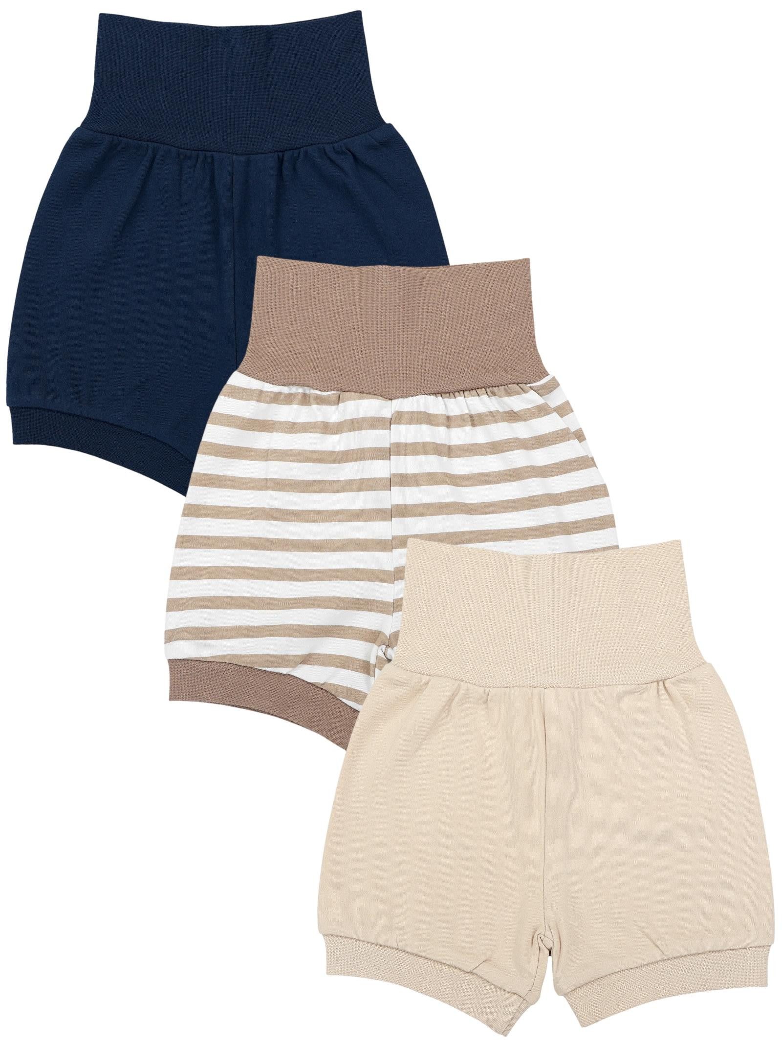 Pumphose TupTam Baby Mädchen Kurze Pumphose 3er Pack