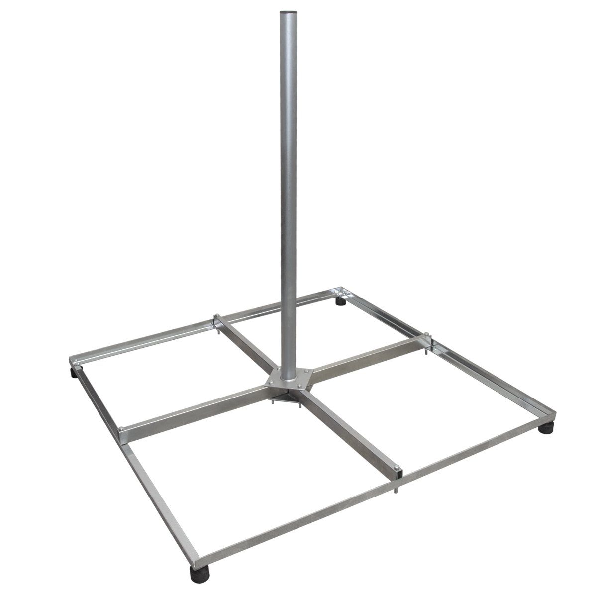 PremiumX SAT-Halterung SAT Balkonständer 4x50x50cm Stahl verzinkt Standhalter für SAT-Antenne