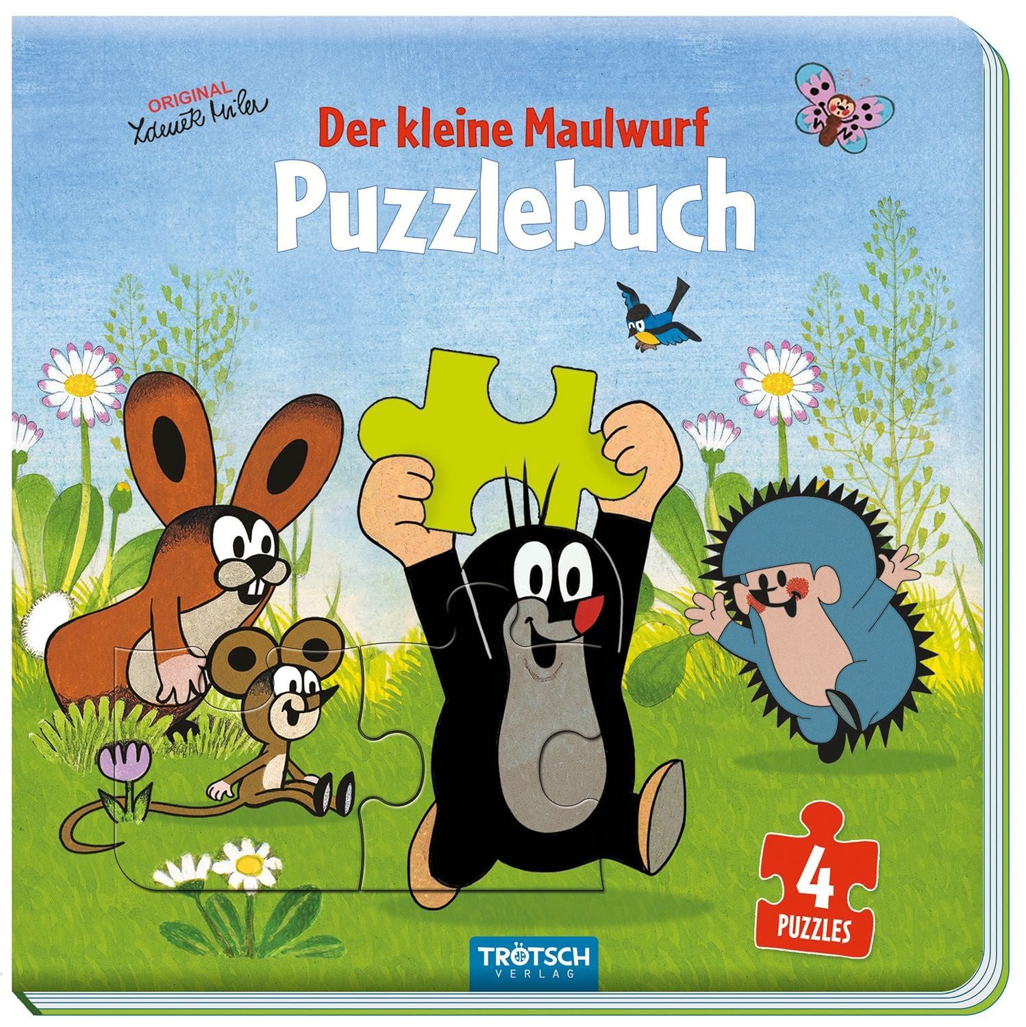 Trötsch Der kleine Maulwurf Puzzlebuch mit 4 Puzzle Maulwurf / diverse