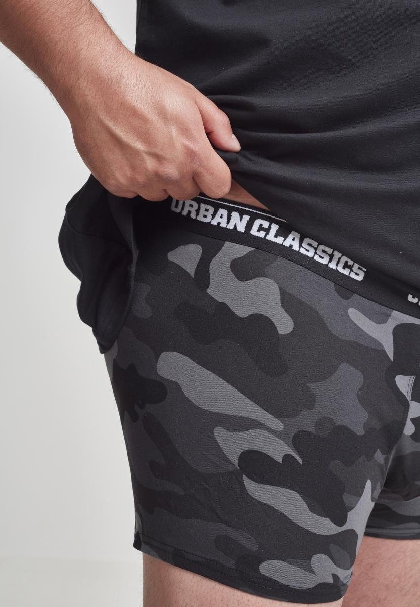 Accessoires URBAN CLASSICS Camo Boxershorts darkcamo Boxer 2-Pack (1-St) woodcamo Shorts