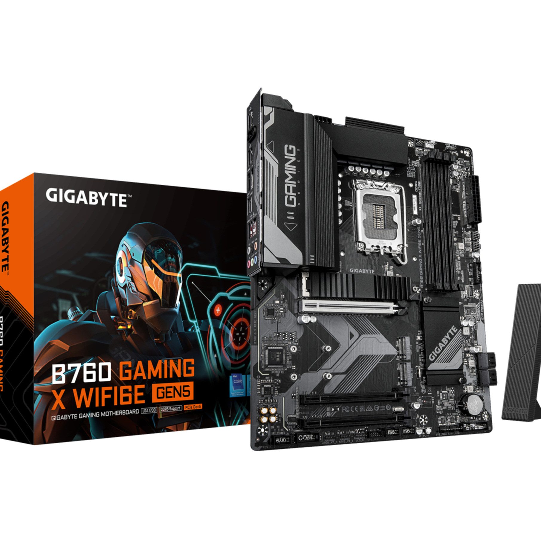 Gigabyte B760 GAMING X WIFI6E GEN5 Mainboard – Unterstützt Intel Core Prozessor Mainboard