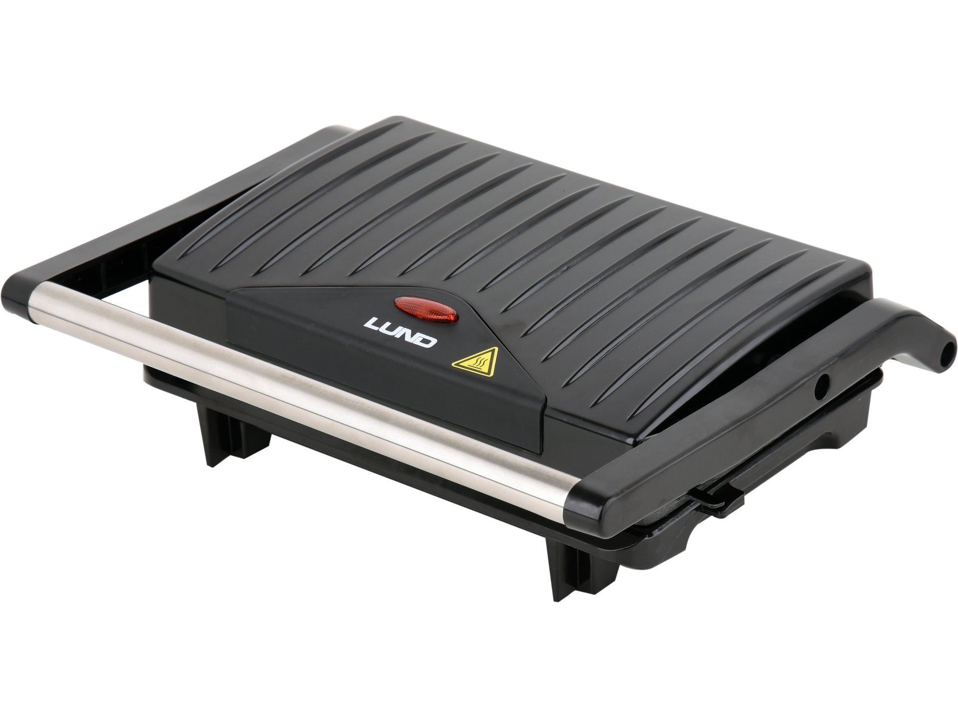 Lund 2-in-1-Sandwichmaker Sandwichmaker mit Grillplatte, 750W, 23 x 14,5 cm, 750 W