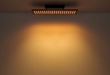 Globo Hängeleuchte LED Hängeleuchte Hängelampe Wohnzimmer Esszimmer Holz schwarz 15770HB