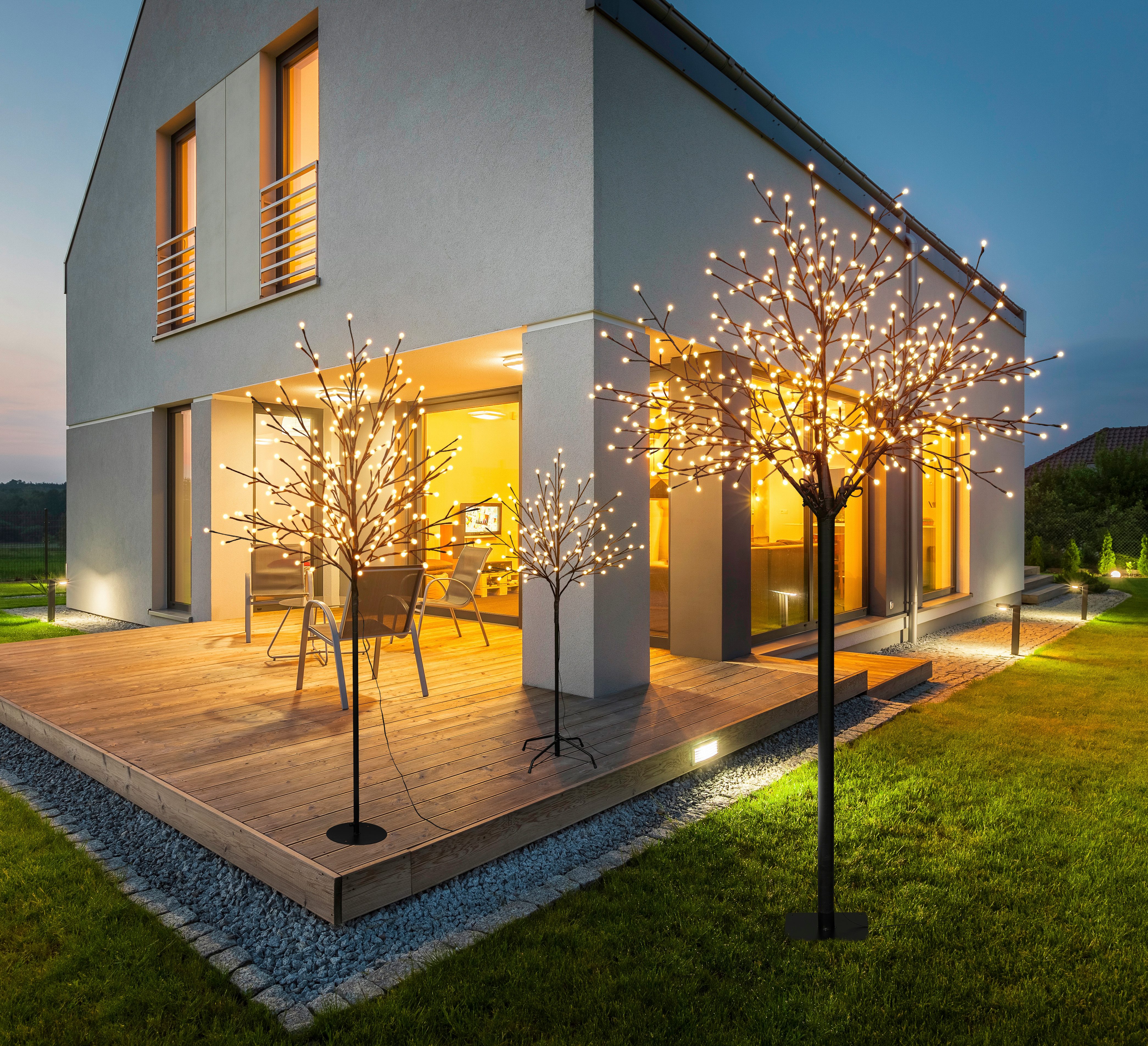 BONETTI LED Baum, LED fest integriert, Warmweiß, Weihnachtsdeko