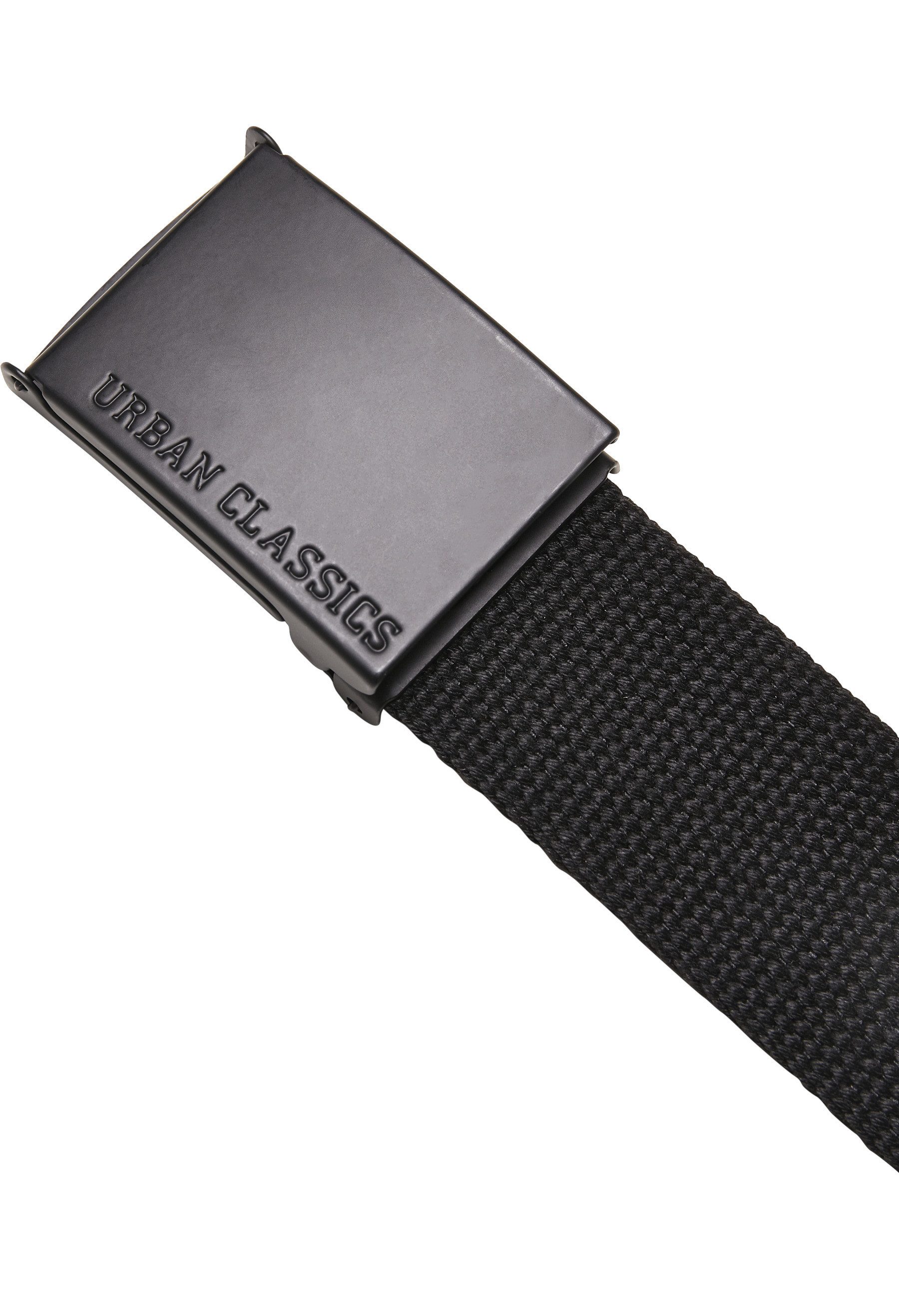 URBAN CLASSICS Hüftgürtel Urban Classics Unisex Coloured Buckle Canvas Belt