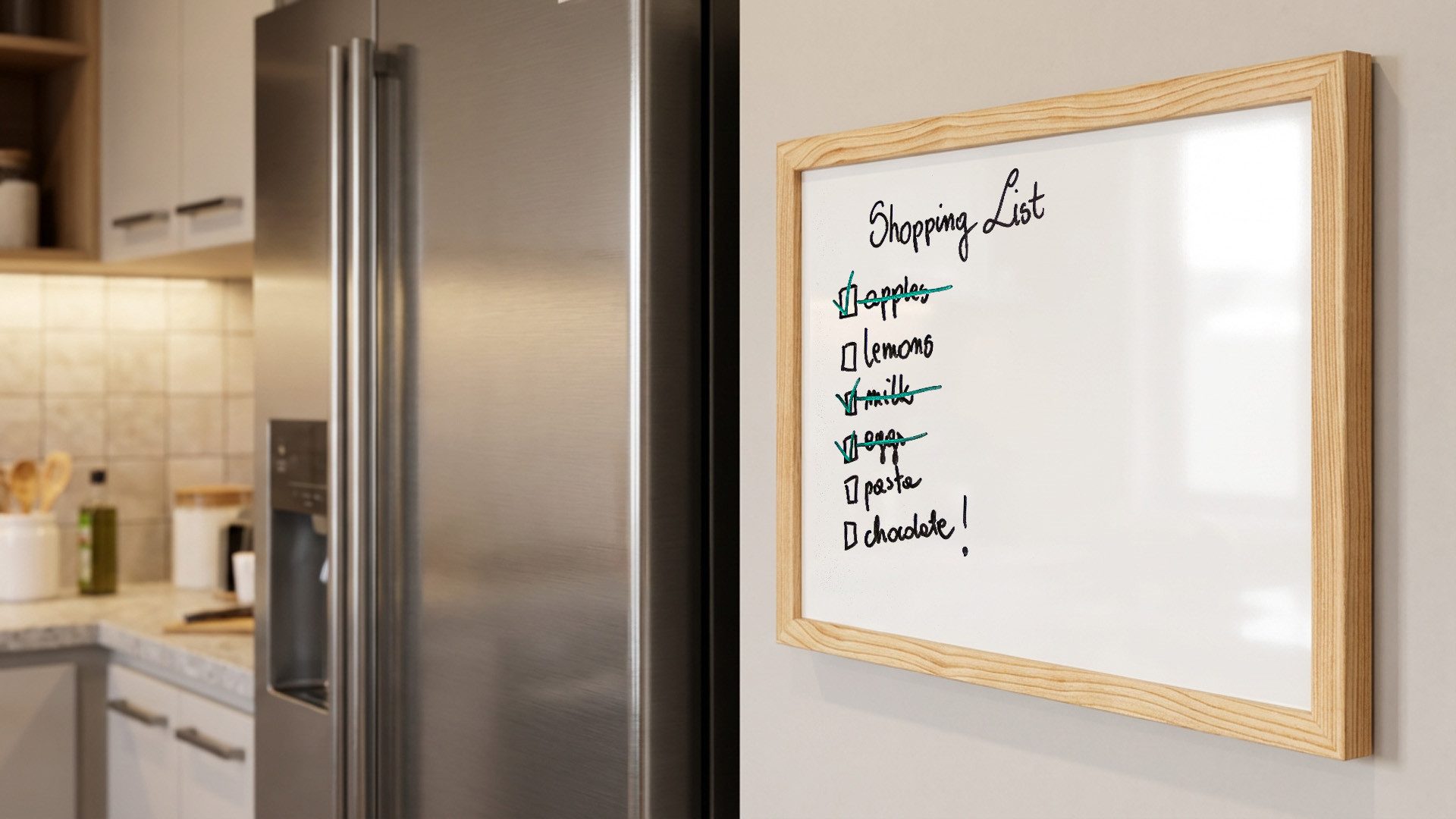 ALLboards Magnettafel Magnettafel Whiteboard Holzrahmen Wandtafel Schreibtafel