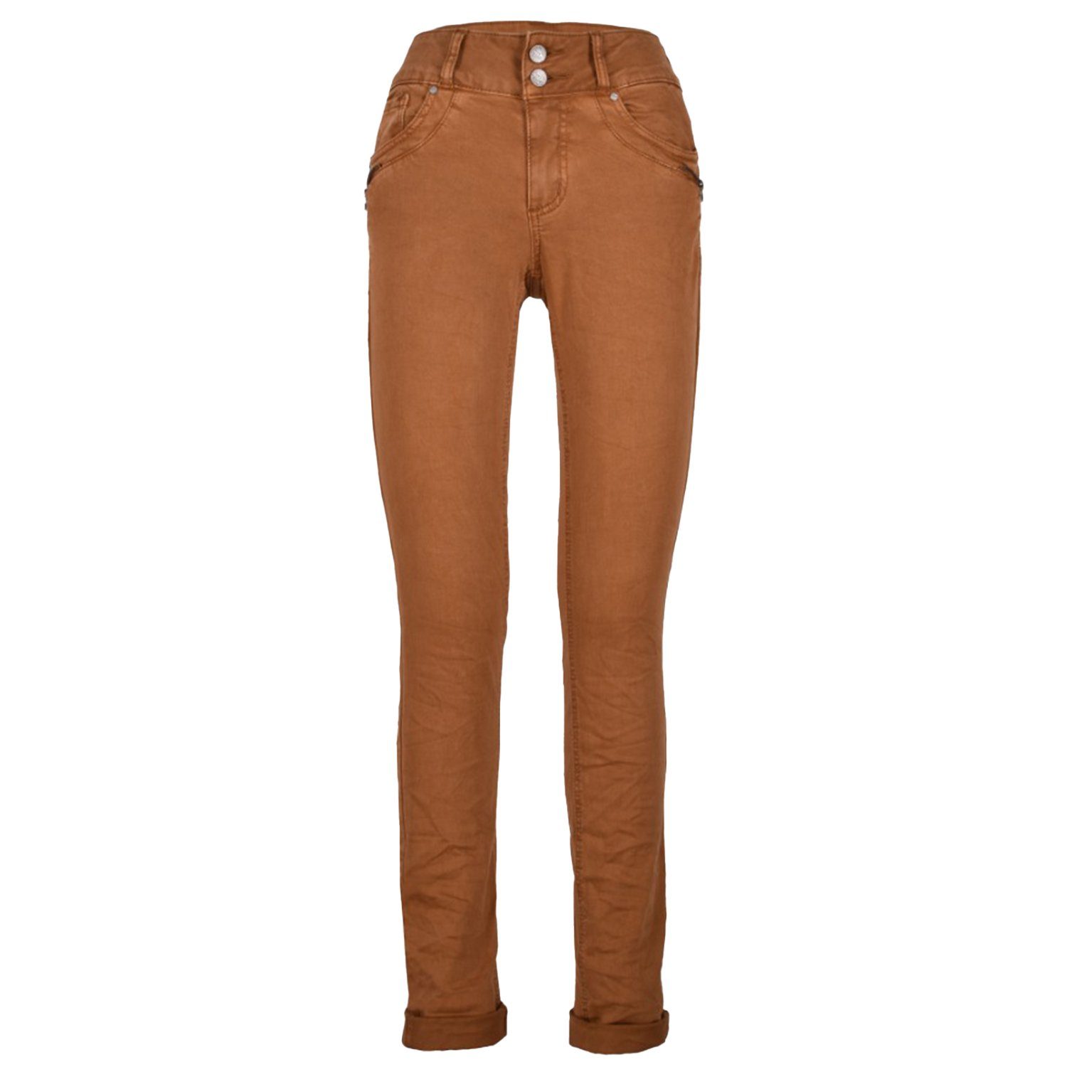 Buena Vista 5-Pocket-Jeans Tummyless-Z Stretch Twill-cinnamon