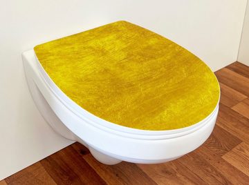 ADOB WC-Sitz Gold, mit Absenkautomatik, zur Reinigung abnehmbar