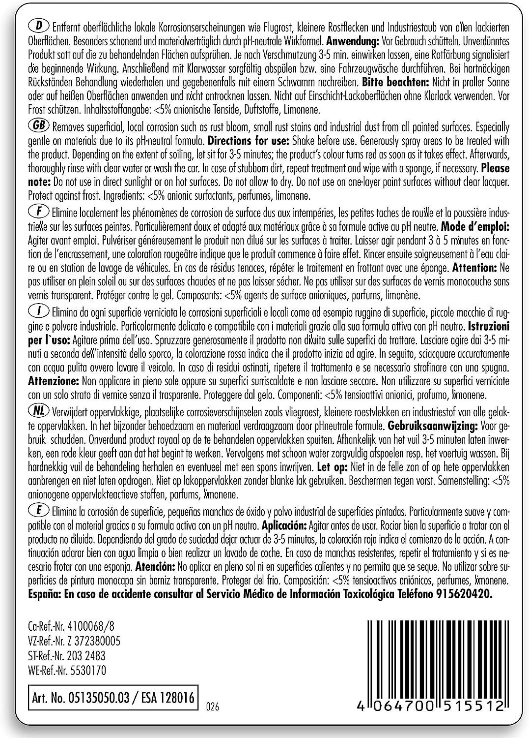 Sonax SONAX FlugrostEntferner säurefrei 5 L Lackpolitur
