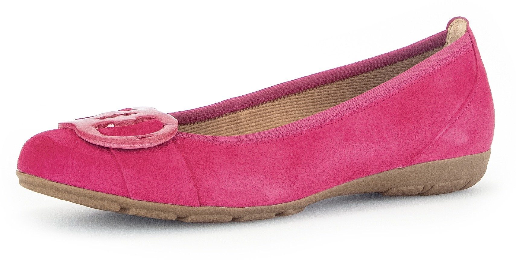 Gabor Ballerina Flache Schuhe, Slipper mit Hovercraft Luftkammern-Laufsohle