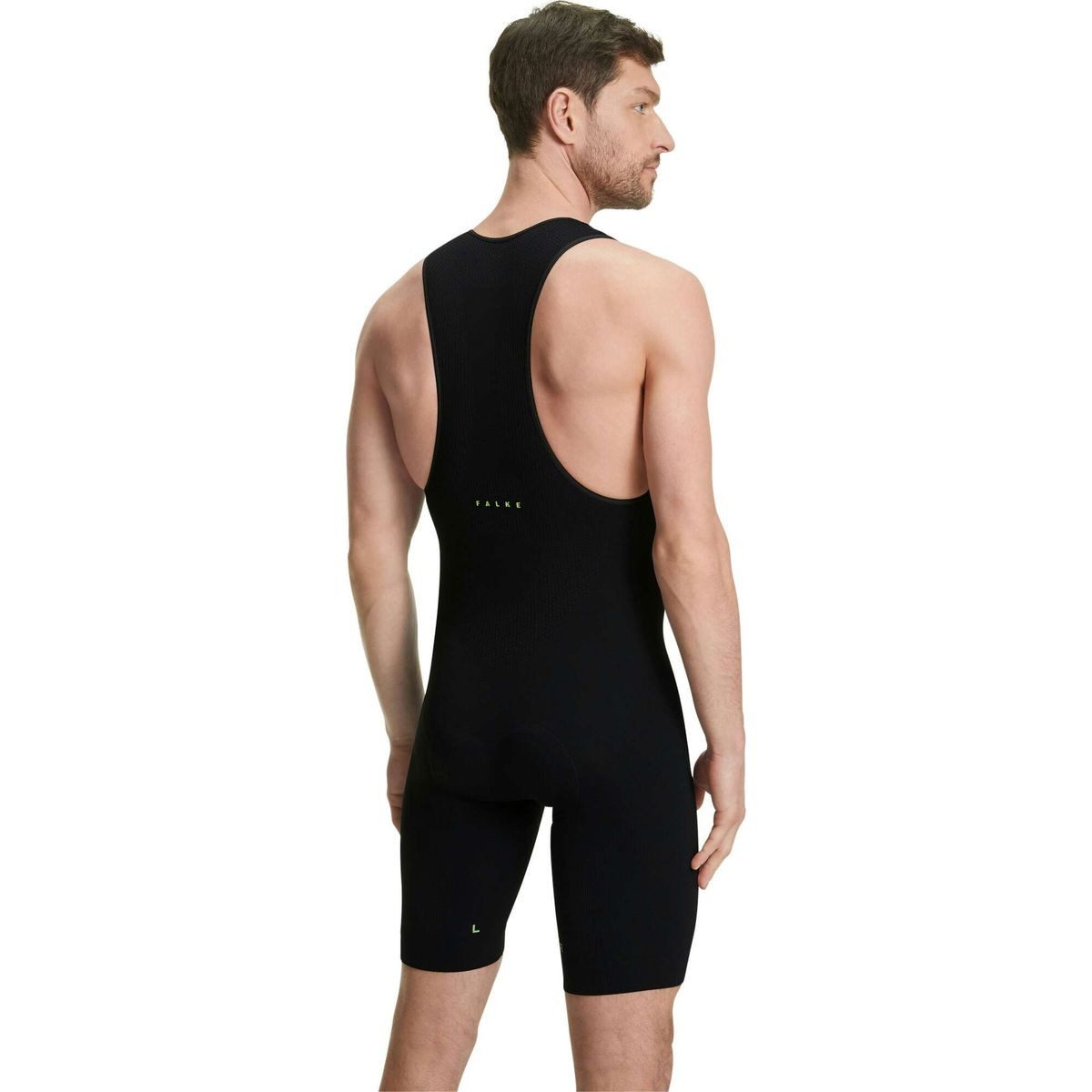 FALKE Fahrradhose Cycling Bib Herren Biking Shorts Hochwertige Radlerhose mit Seamless-Technologie, atmungsaktivem
