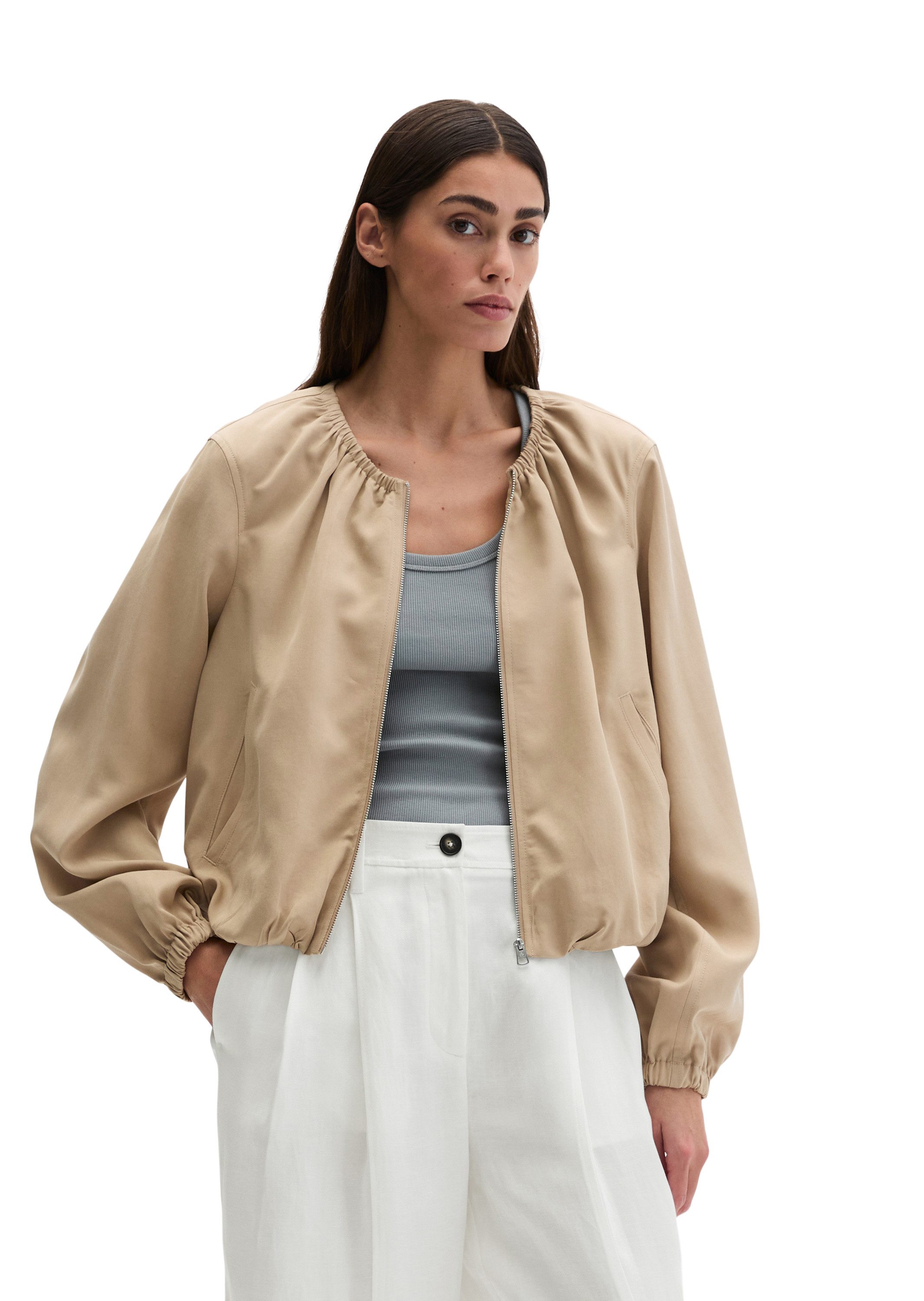 Marc O'Polo Kurzjacke aus TENCEL™ Lyocell