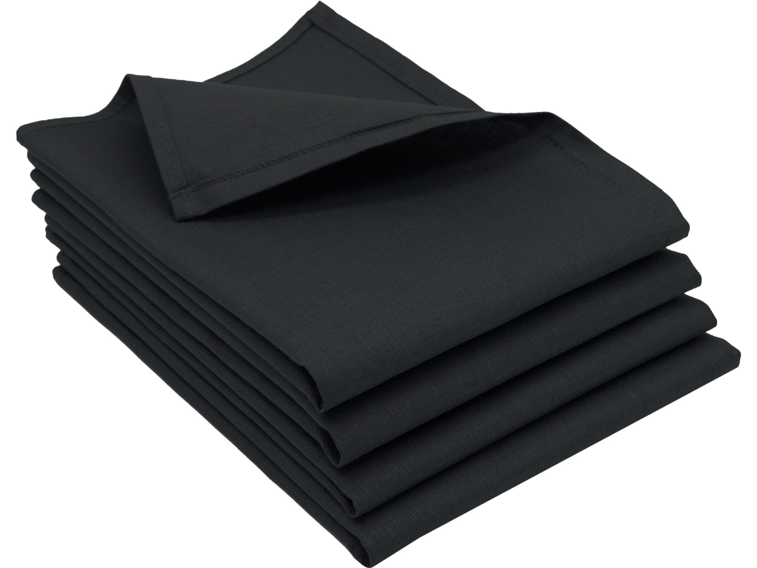 ZOLLNER Geschirrtuch, (Set, 4-tlg), 50 x 70 cm, 50% Baumwolle, 50% Leinen, vom Hotelwäschespezialisten